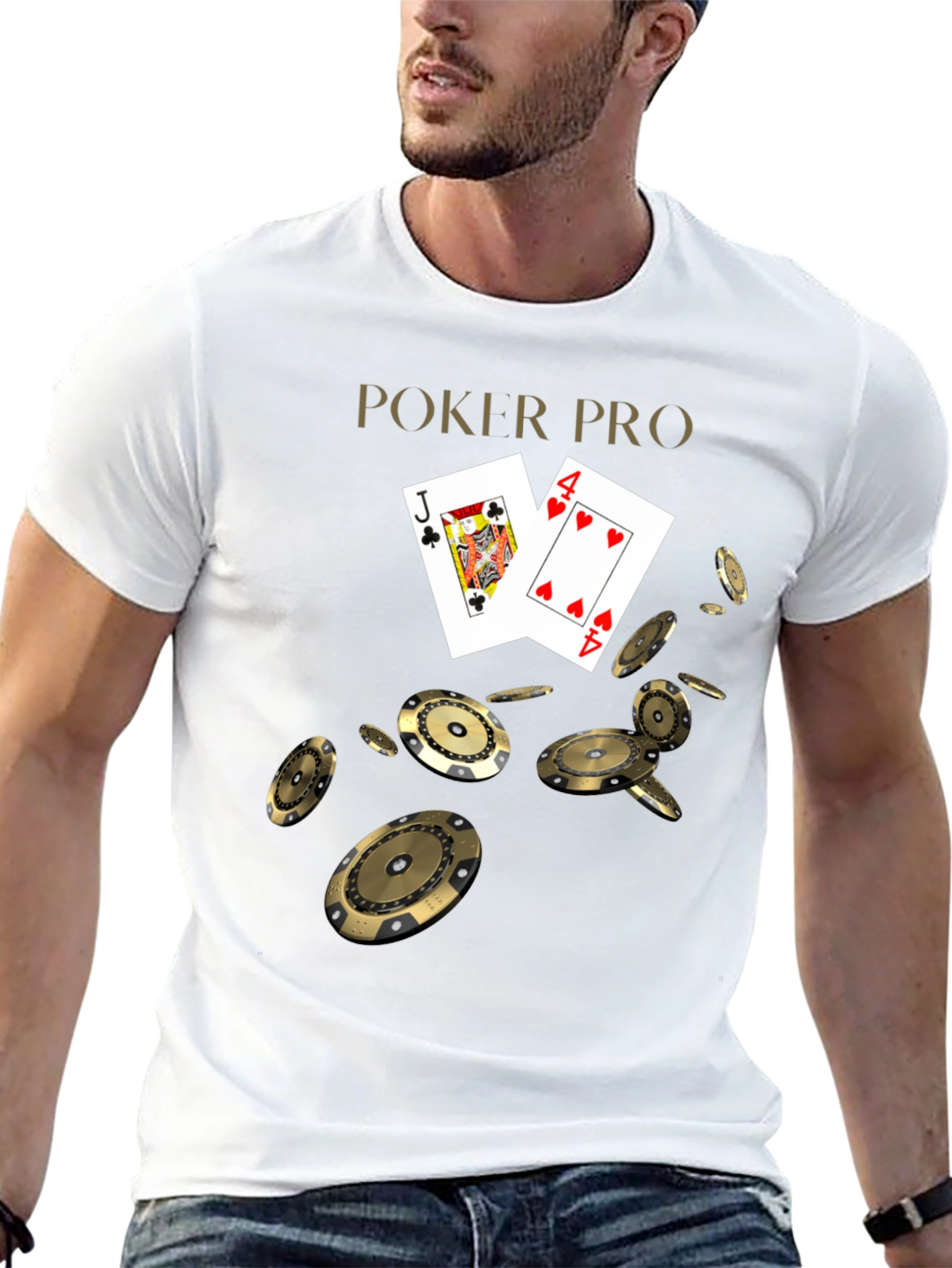 Poker Pro Graphic Tee - Lucky Hand T-Shirt