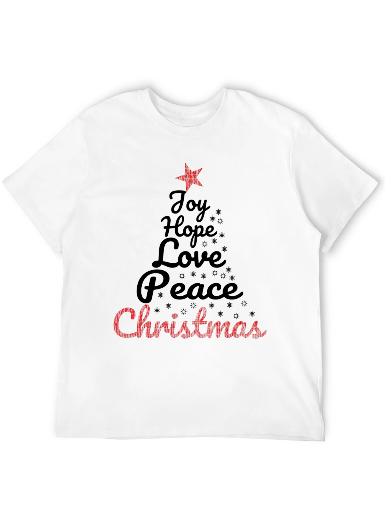 Christmas Joy Hope Peace Love Holiday T-Shirt