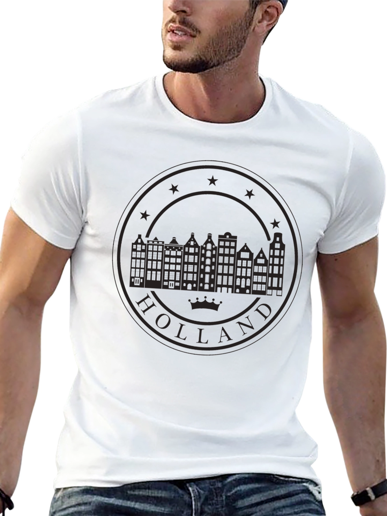 Holland Graphic T-Shirt - Black