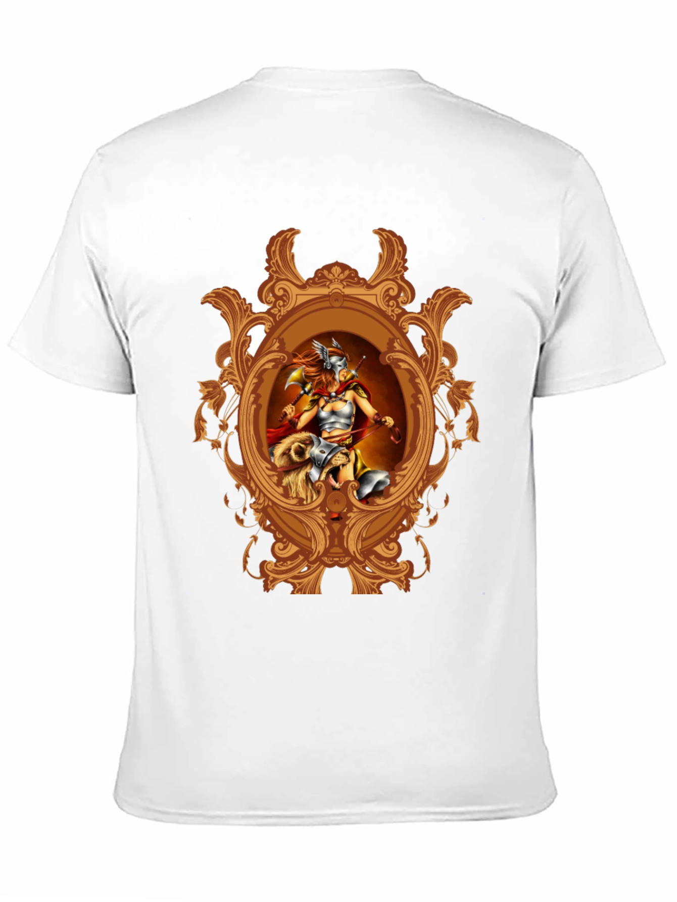 Valkyrie Framed Graphic T-Shirt - Black