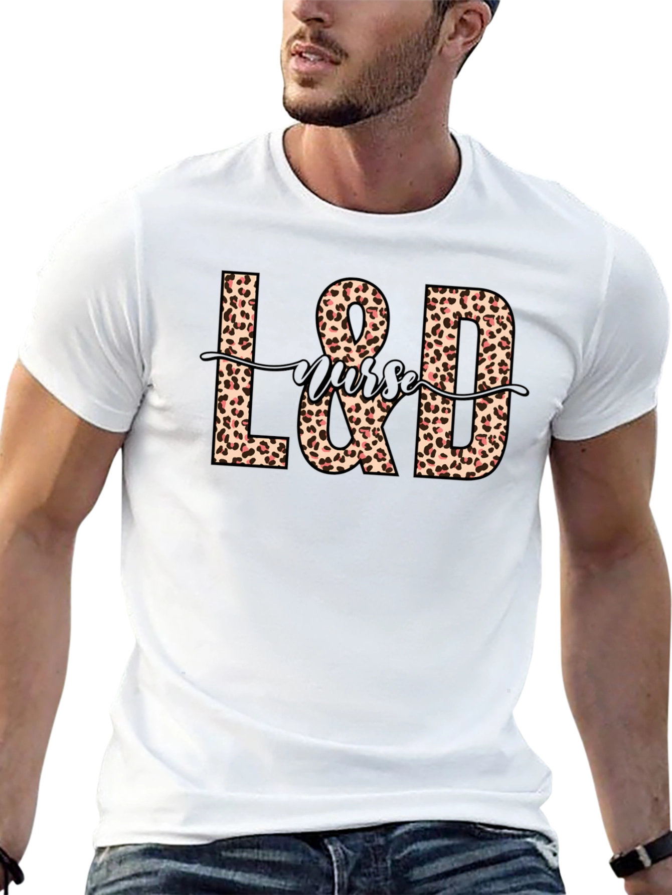 L&D Nurse Leopard Print T-Shirt