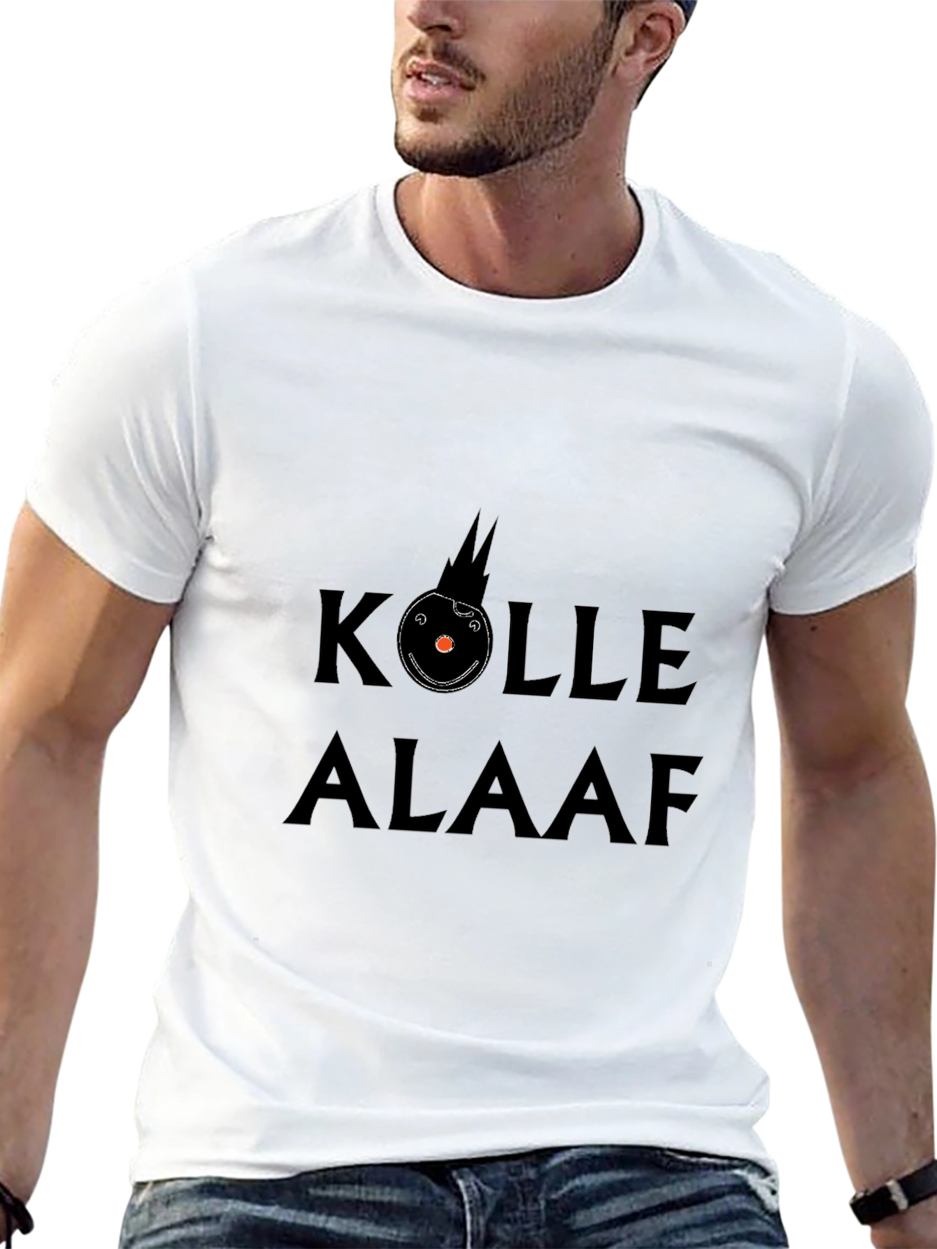Kolle Alaaf Black Graphic T-Shirt