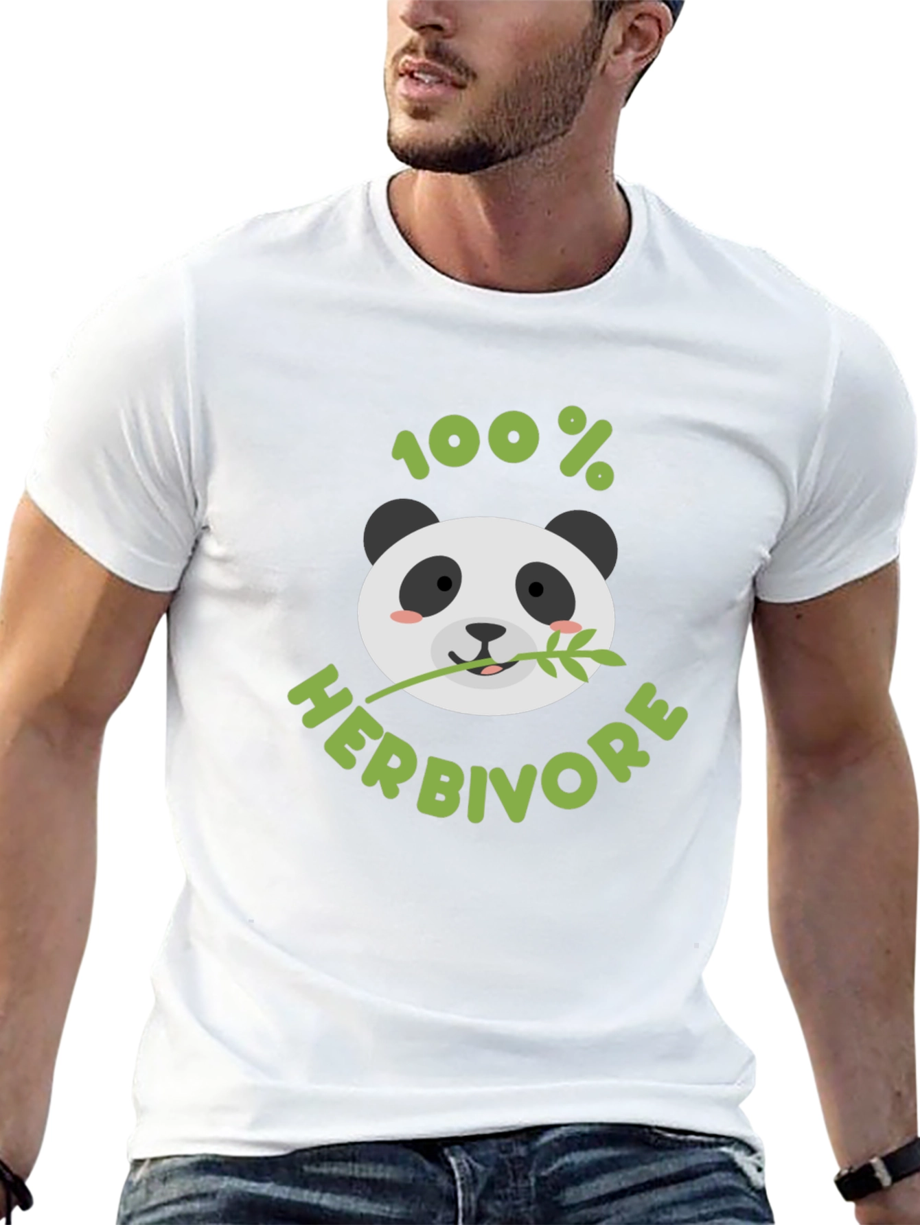 100% Herbivore Panda Graphic T-Shirt