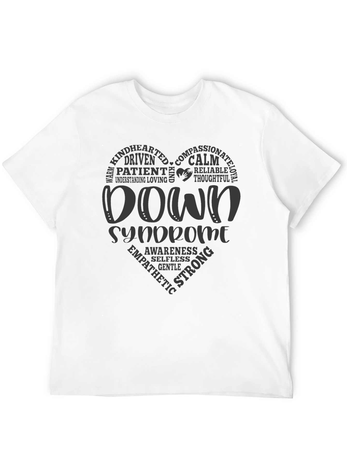 Down Syndrome Awareness Heart T-Shirt