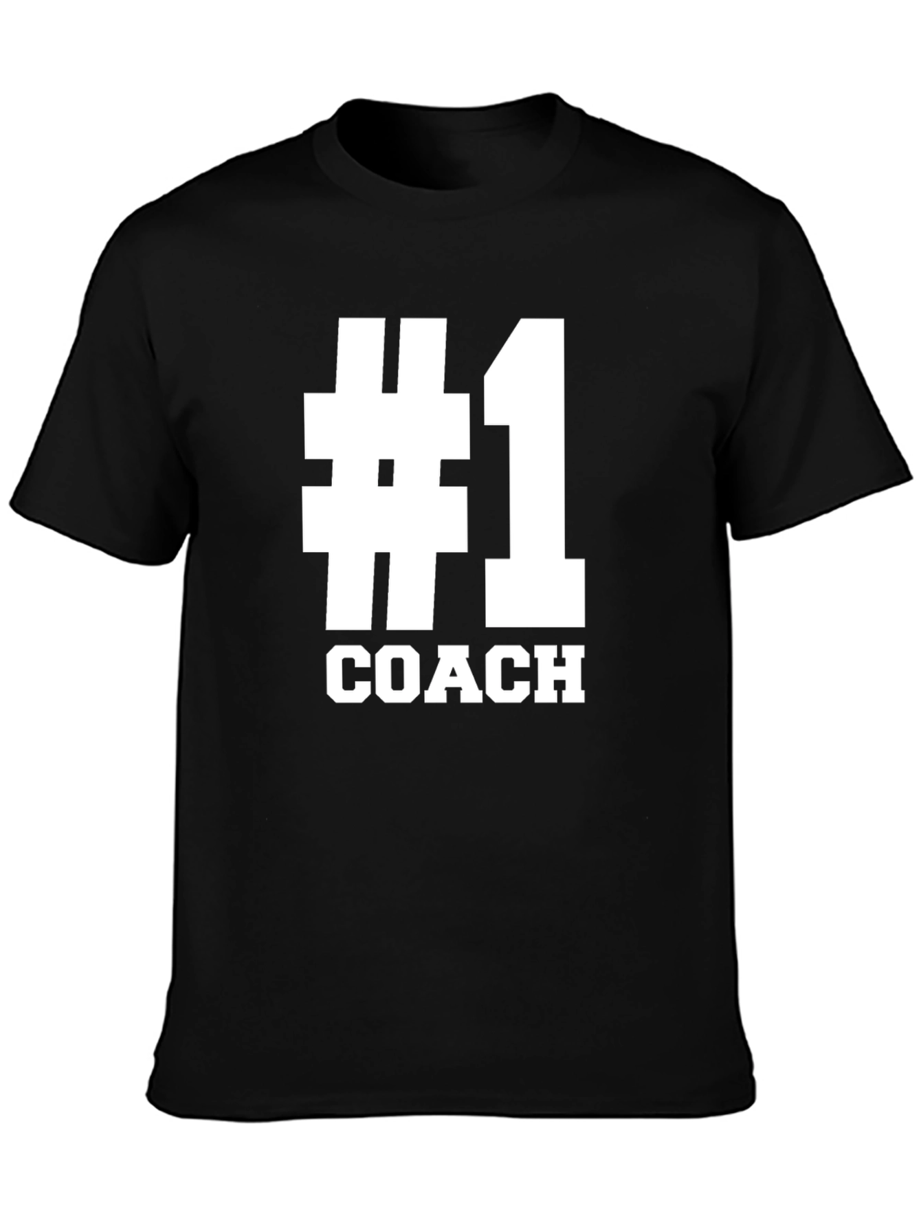Number One Coach Black T-Shirt