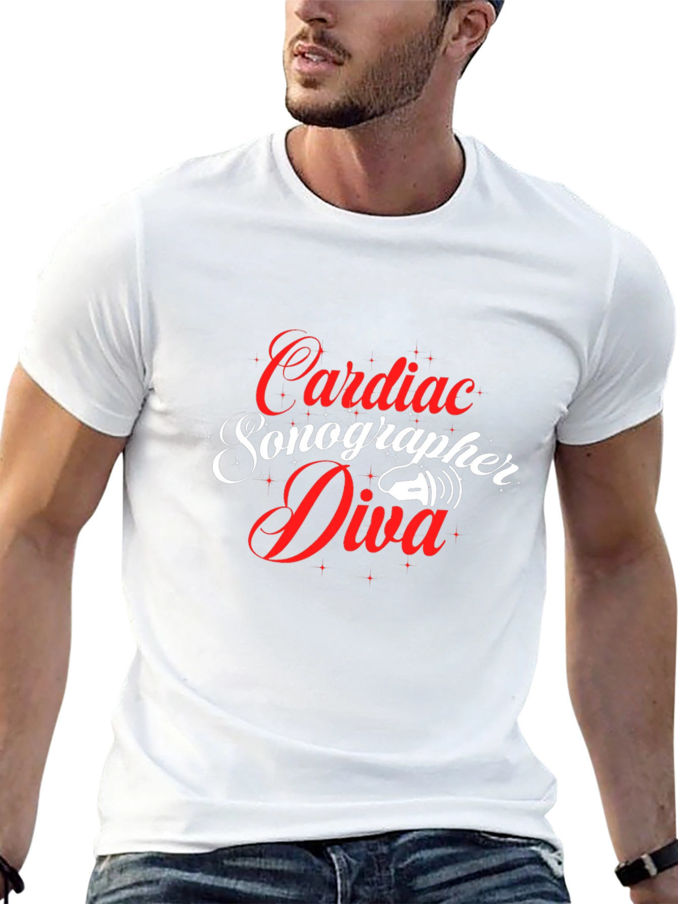Cardiac Sonographer Diva Graphic Tee