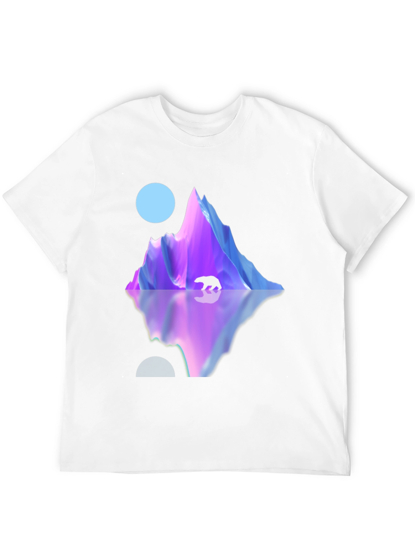 Polar Peak Graphic Tee - Modern Black T-Shirt