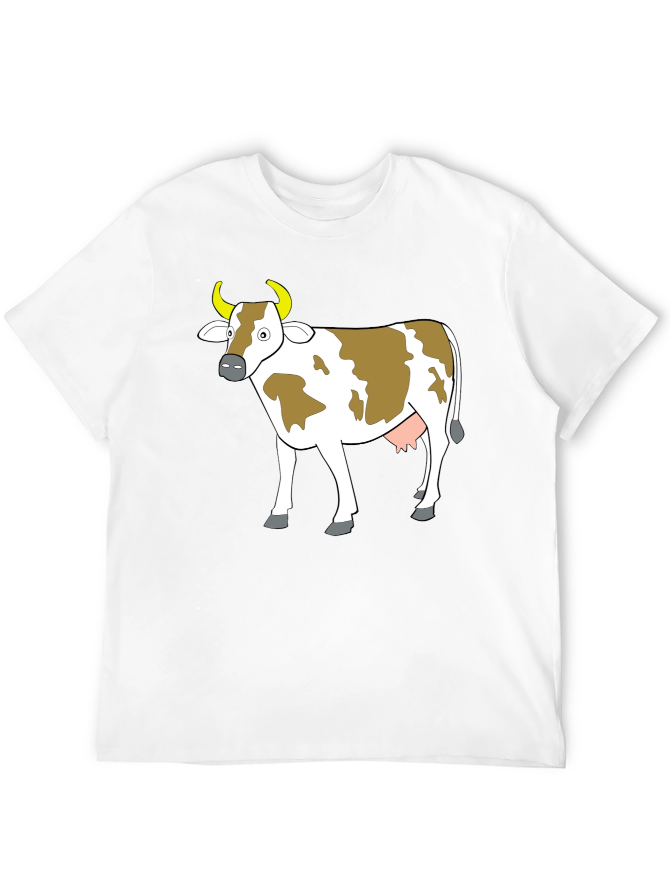 Cow Graphic Tee - Black Unisex T-Shirt