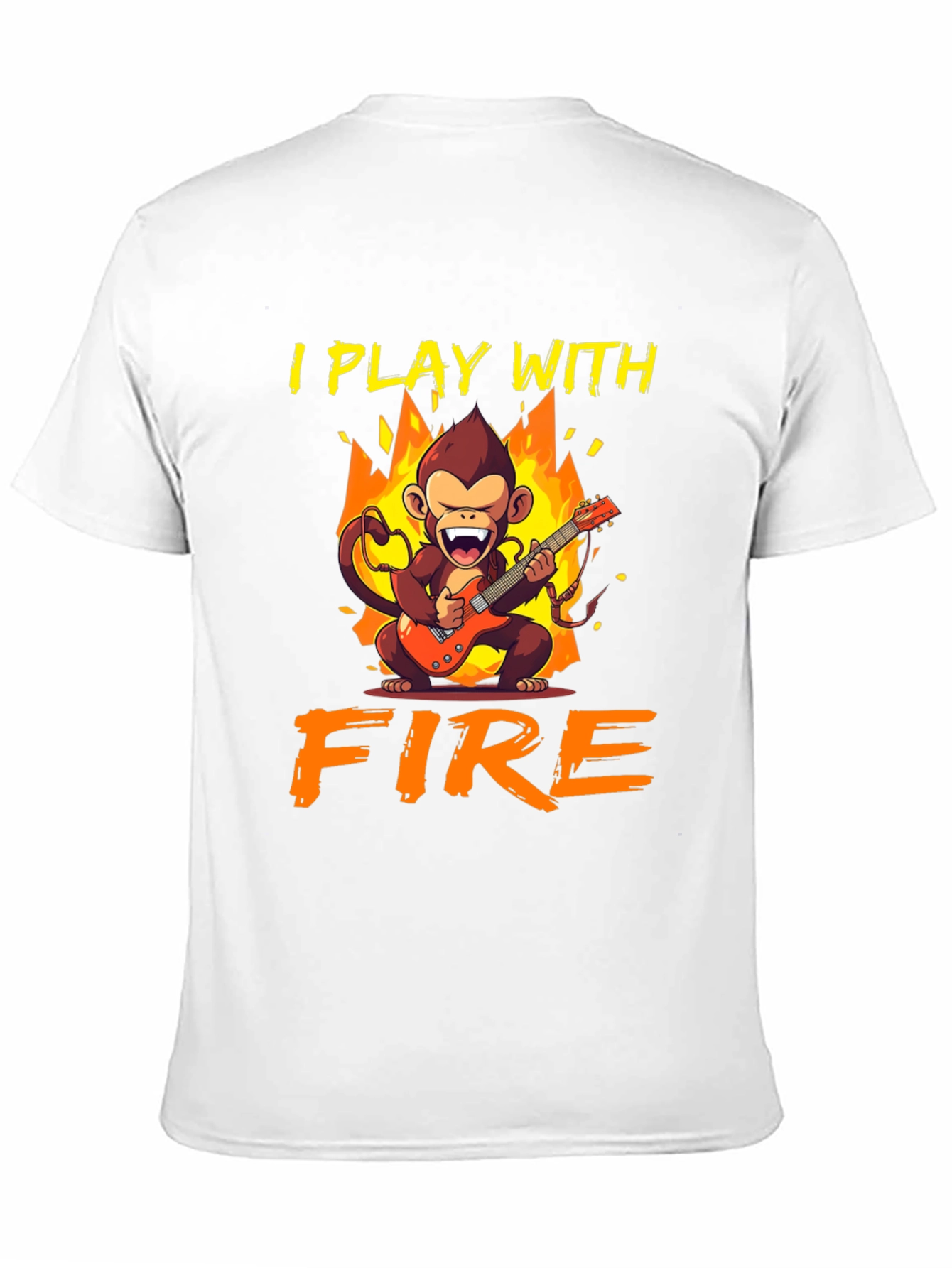 I Play with Fire Monkey Graphic Tee
