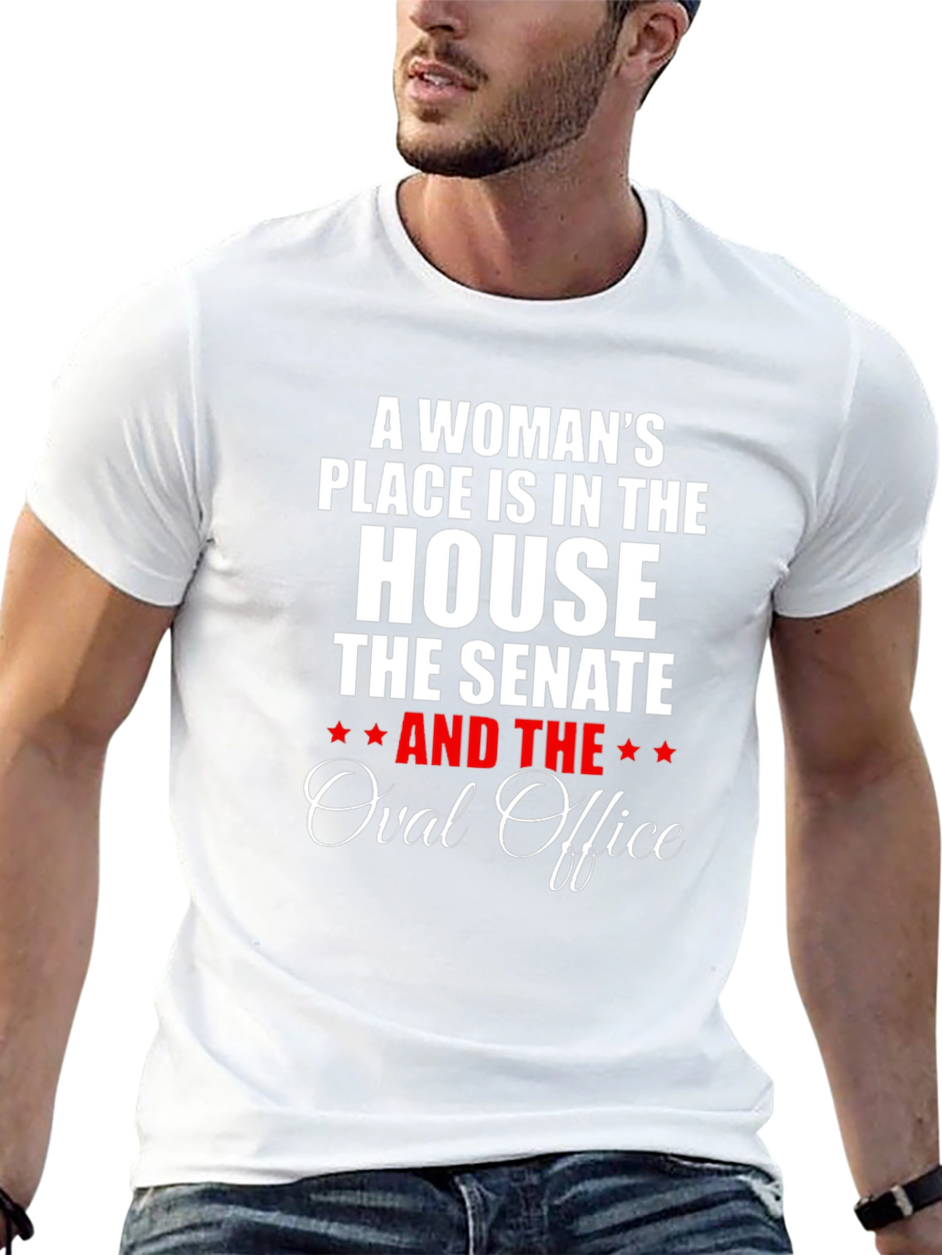 Empowered Woman T-Shirt - House Senate Oval Office