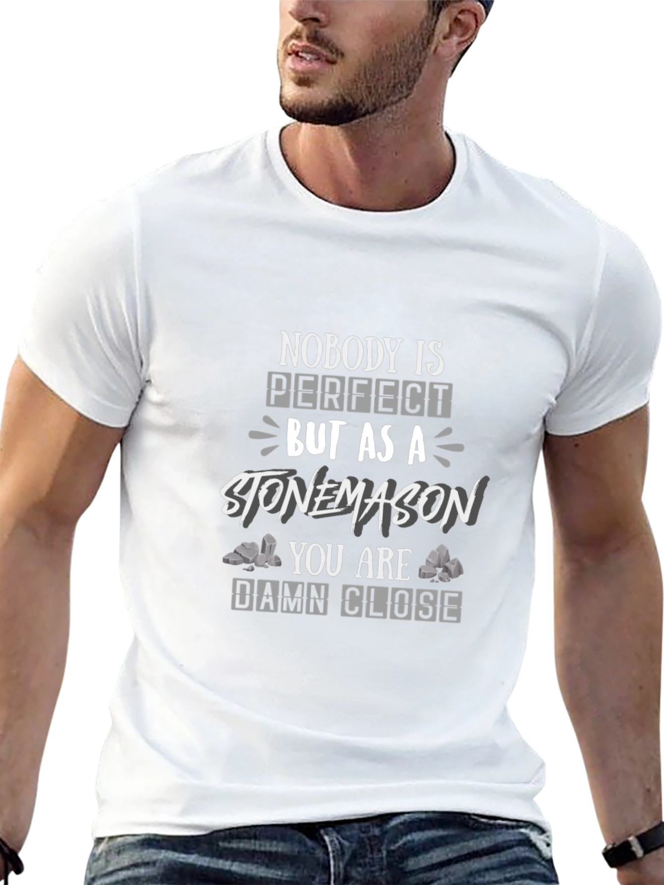 Stonemason Perfection T-Shirt - Gift for Craftsmen