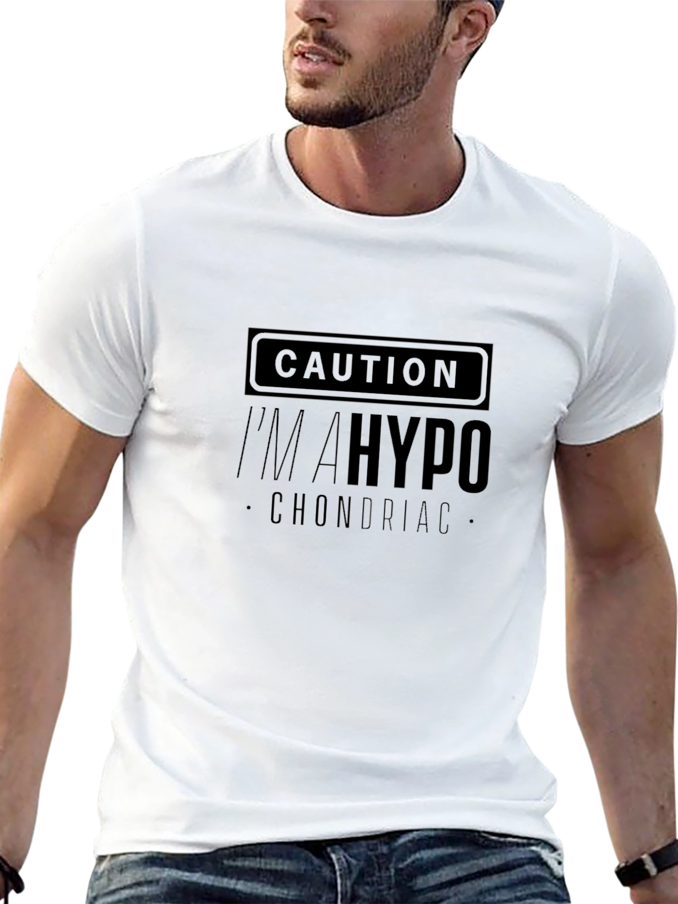 Caution Im A Hypochondriac Graphic Tee