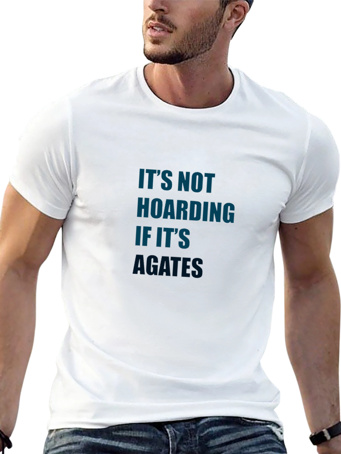 Agates Collector Black T-Shirt: Its Not Hoarding!