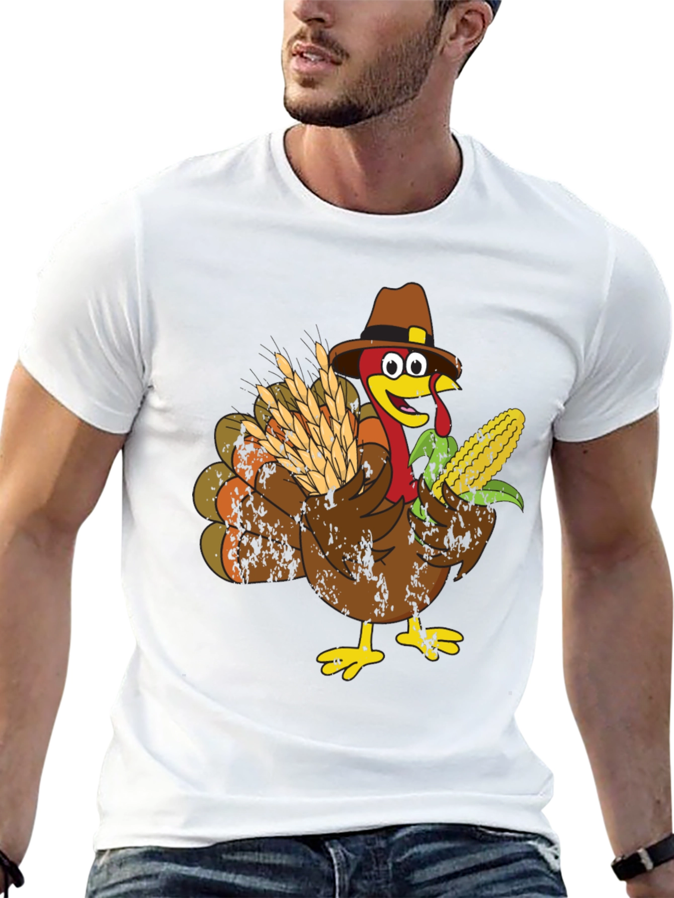 Thanksgiving Turkey Graphic Tee