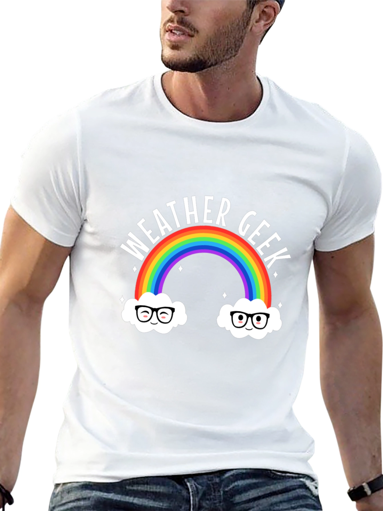 Weather Geek Rainbow T-Shirt - Funny Graphic Tee