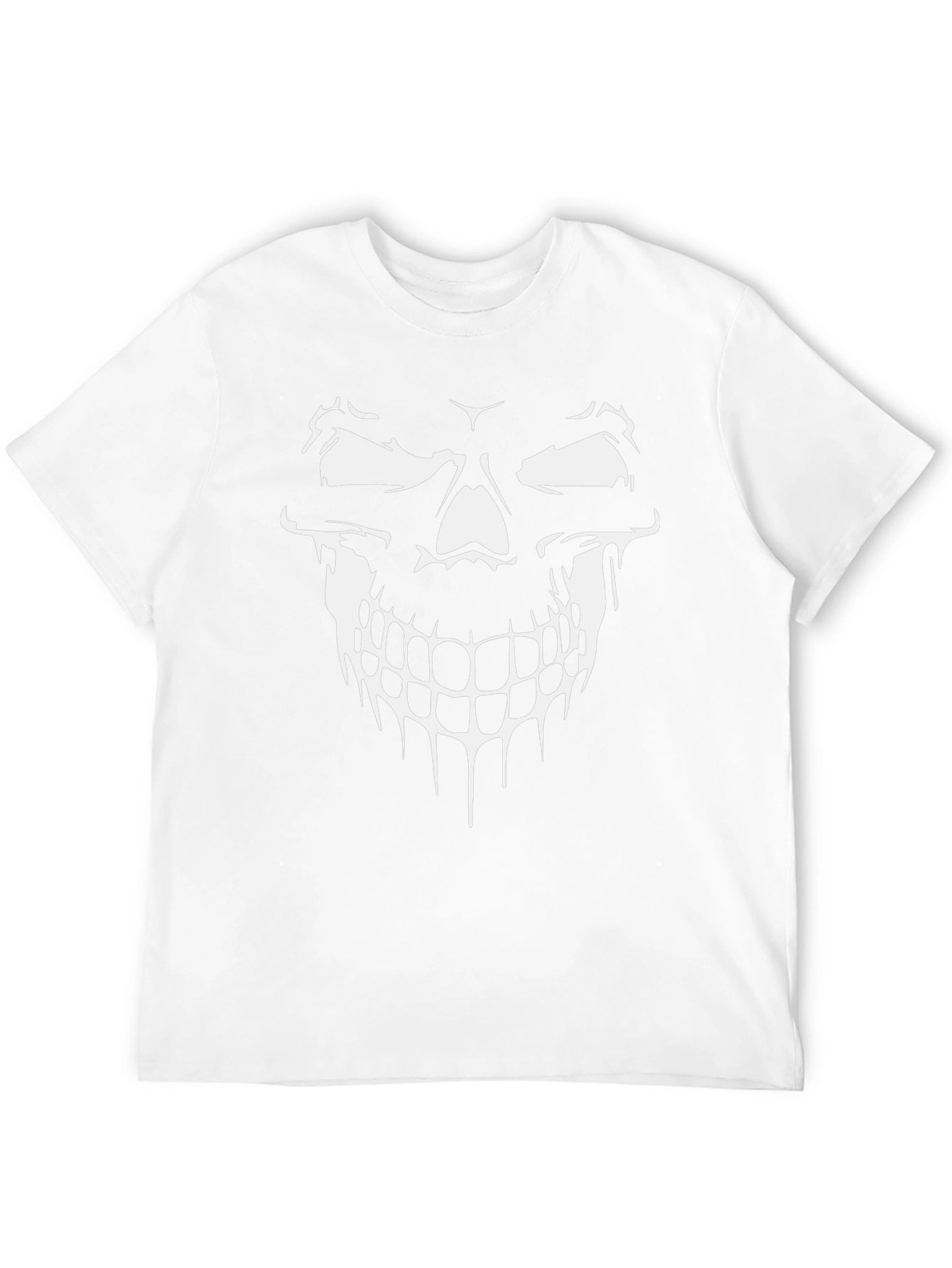 Skull Graphic Black T-Shirt - Edgy Mens Fashion