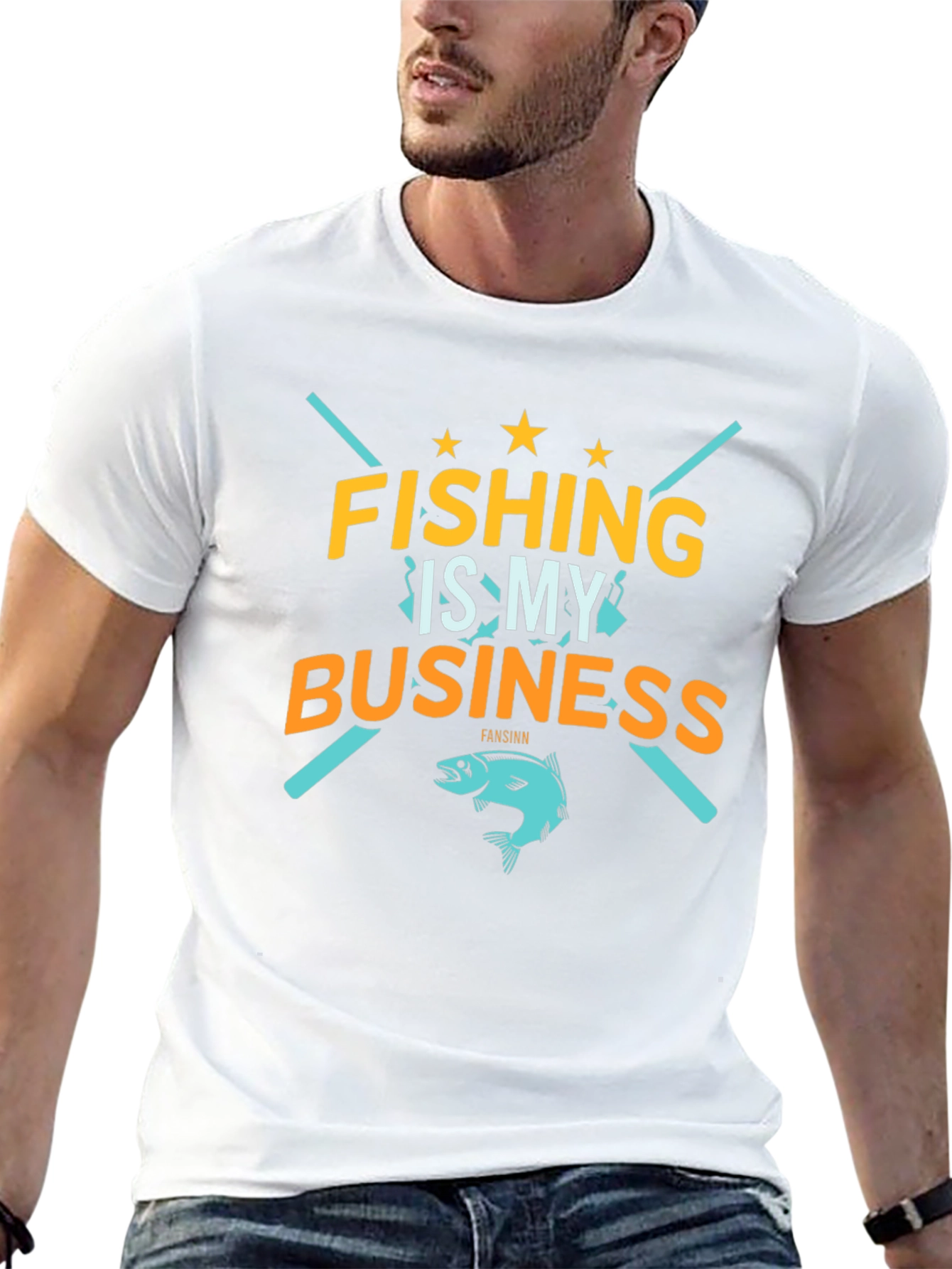 Fishing Is My Business Graphic T-Shirt