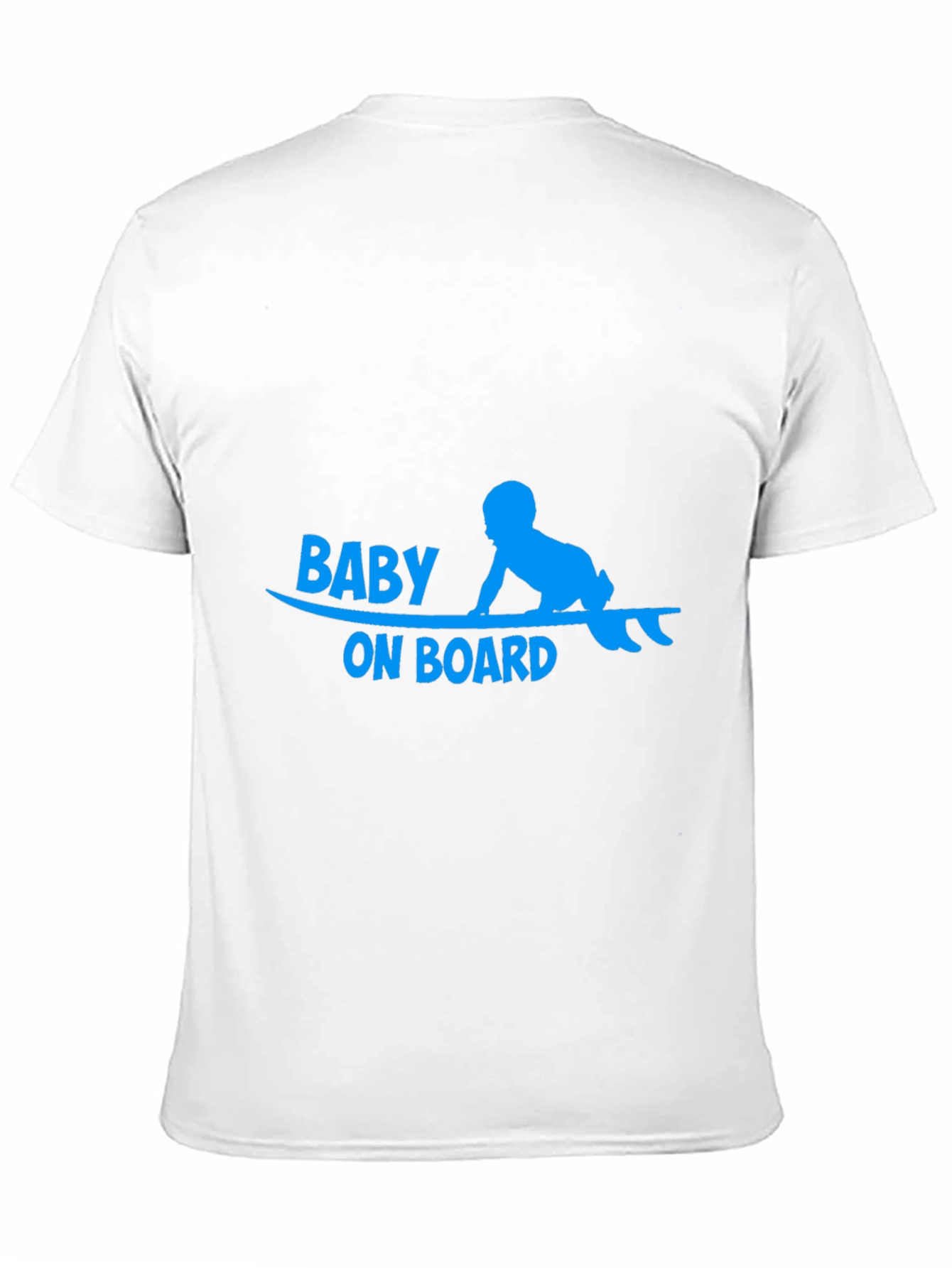 Baby on Board T-Shirt - Surfing Baby Design