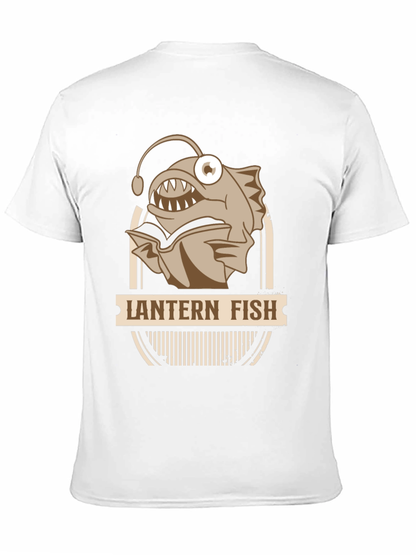 Lantern Fish Reading Book T-Shirt