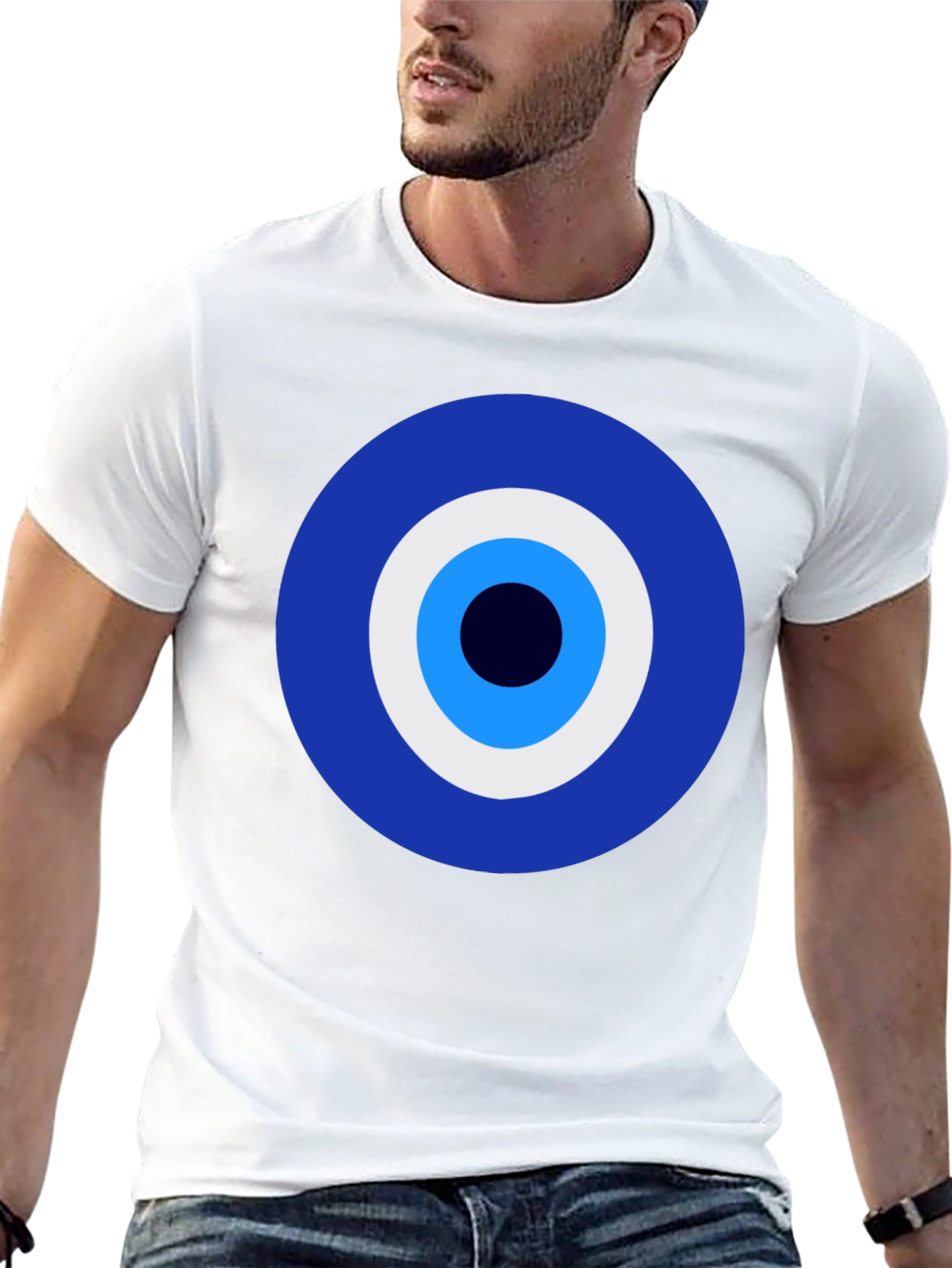 Evil Eye Graphic Tee - Protection & Style