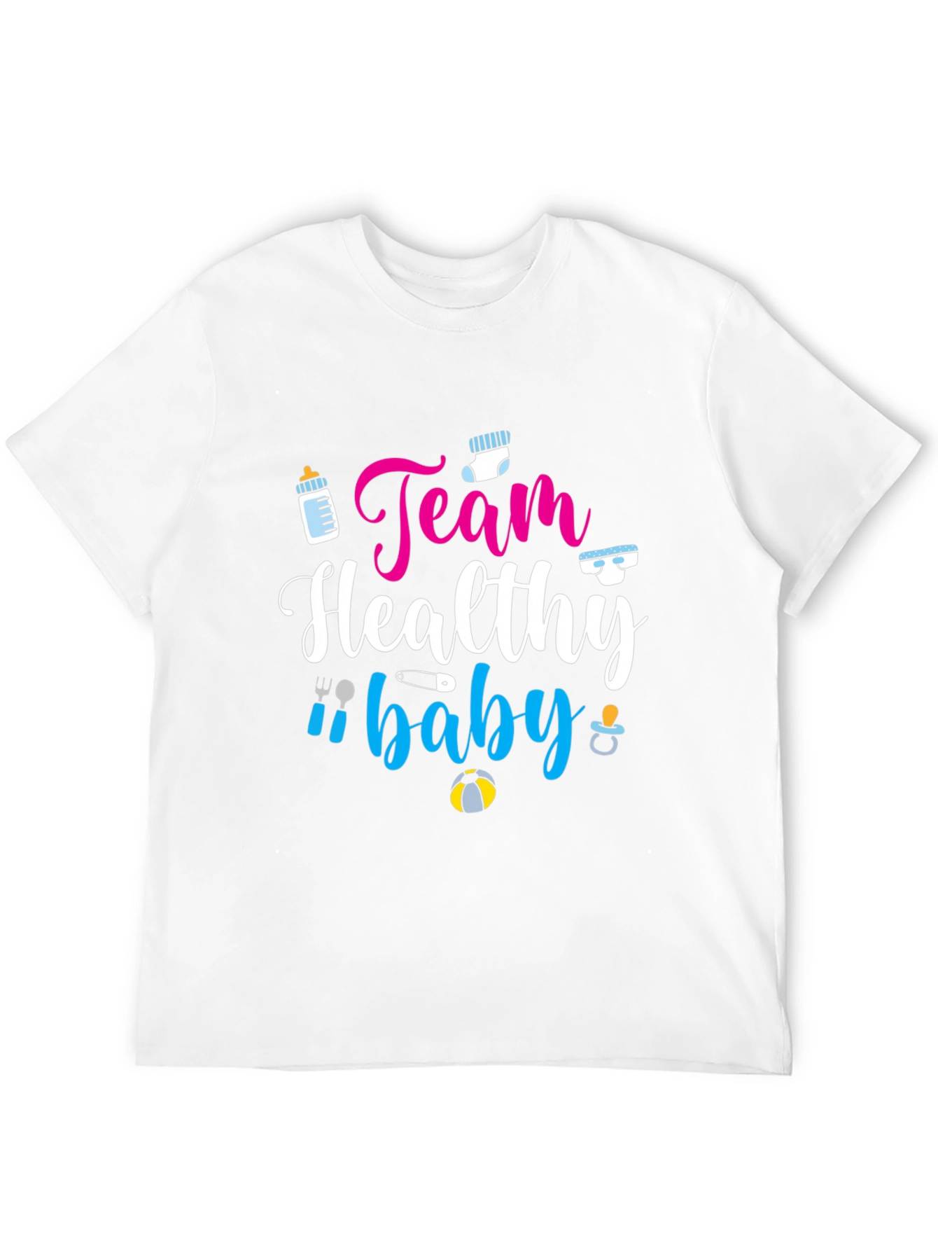 Team Healthy Baby Gender Reveal T-Shirt