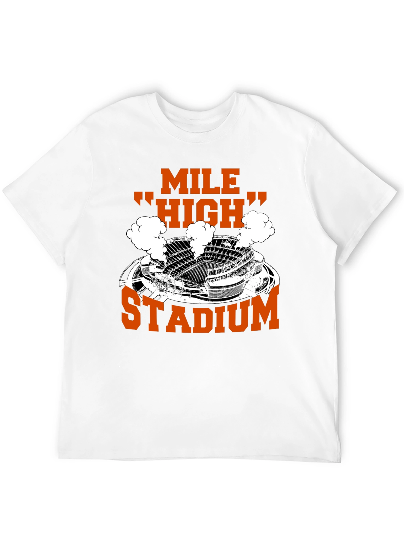 Mile High Stadium T-Shirt - Denver Football Fan Apparel