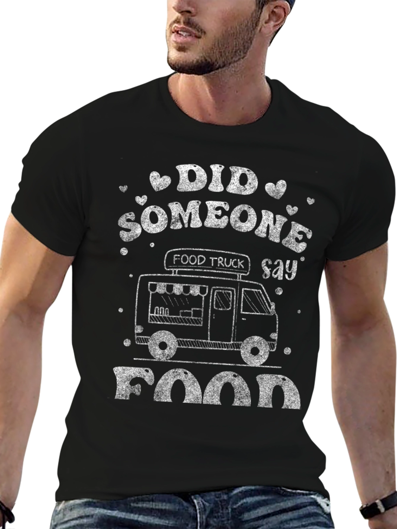 Food Truck Say Food Graphic T-Shirt