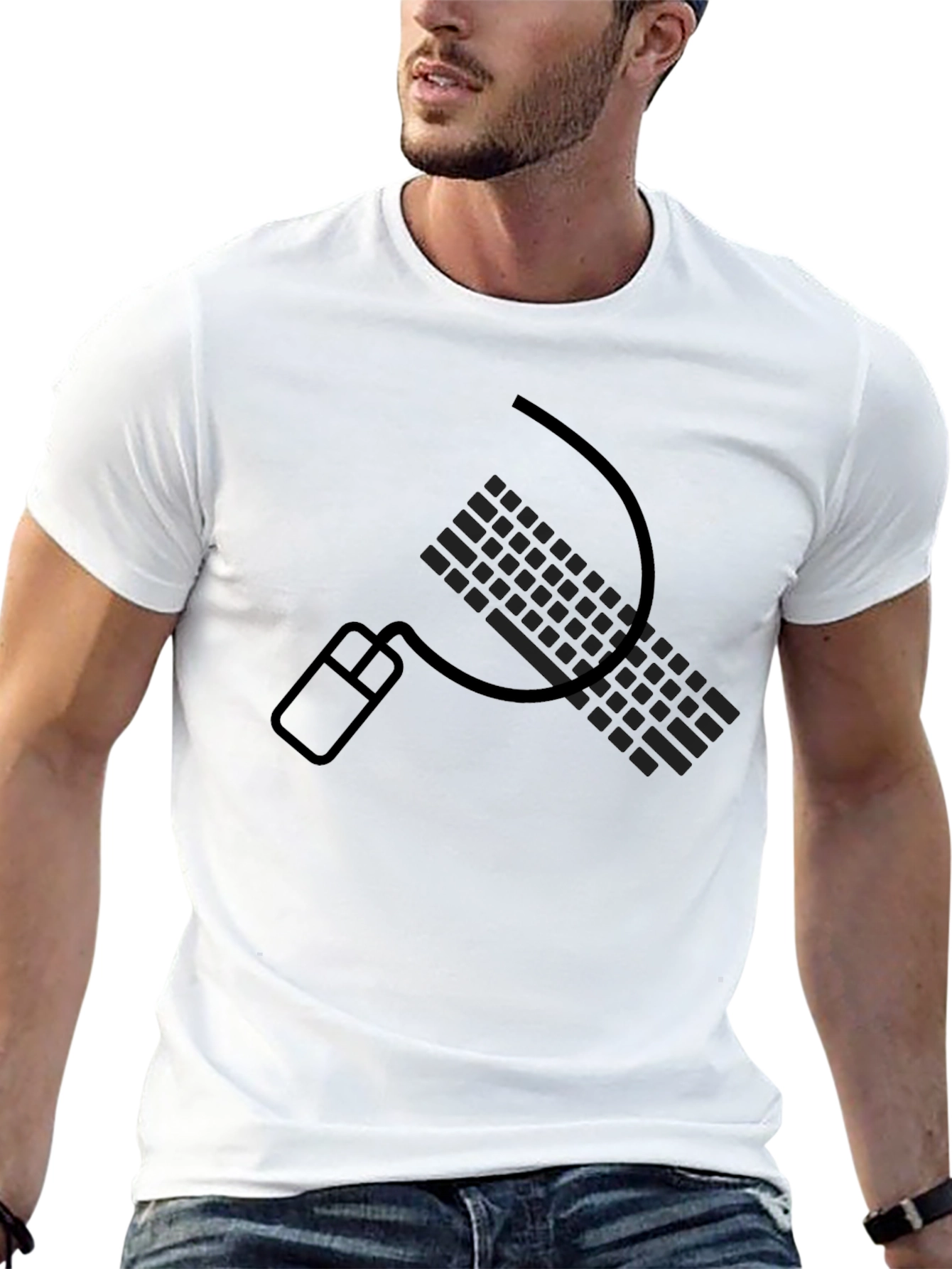 Techie Hammer & Sickle Graphic Tee