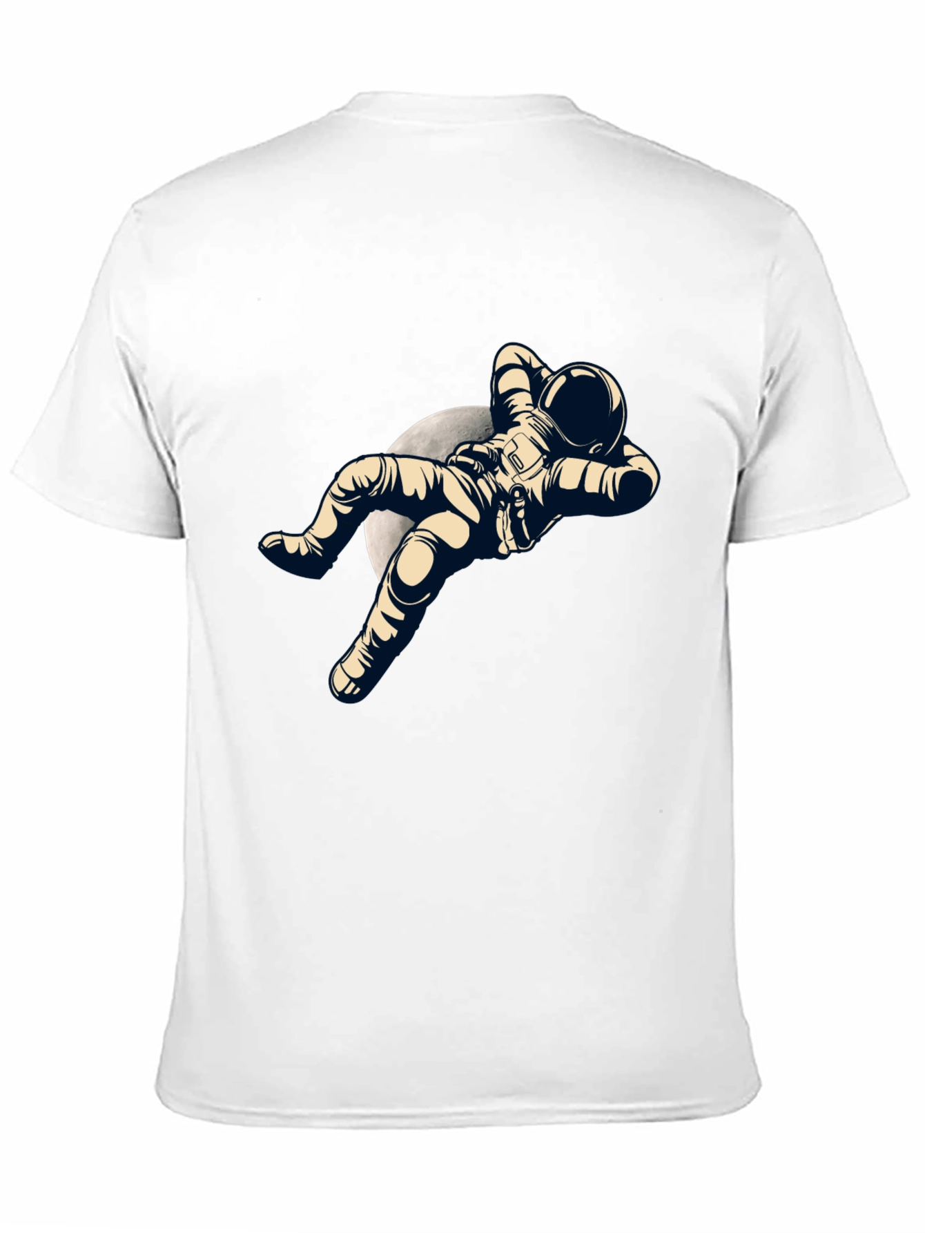 Astronaut Moon T-Shirt - Relaxed Space Style