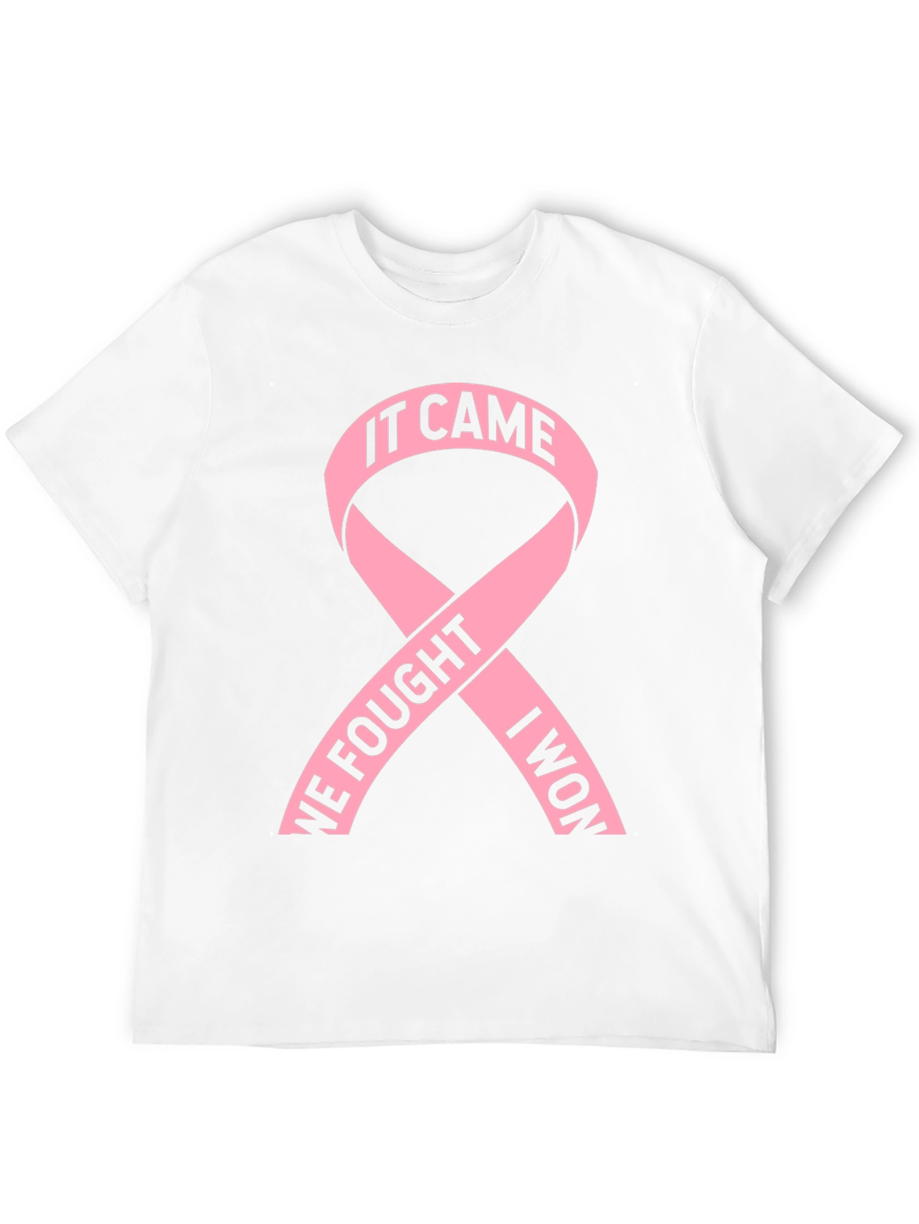 Breast Cancer Awareness T-Shirt Ribbon Black