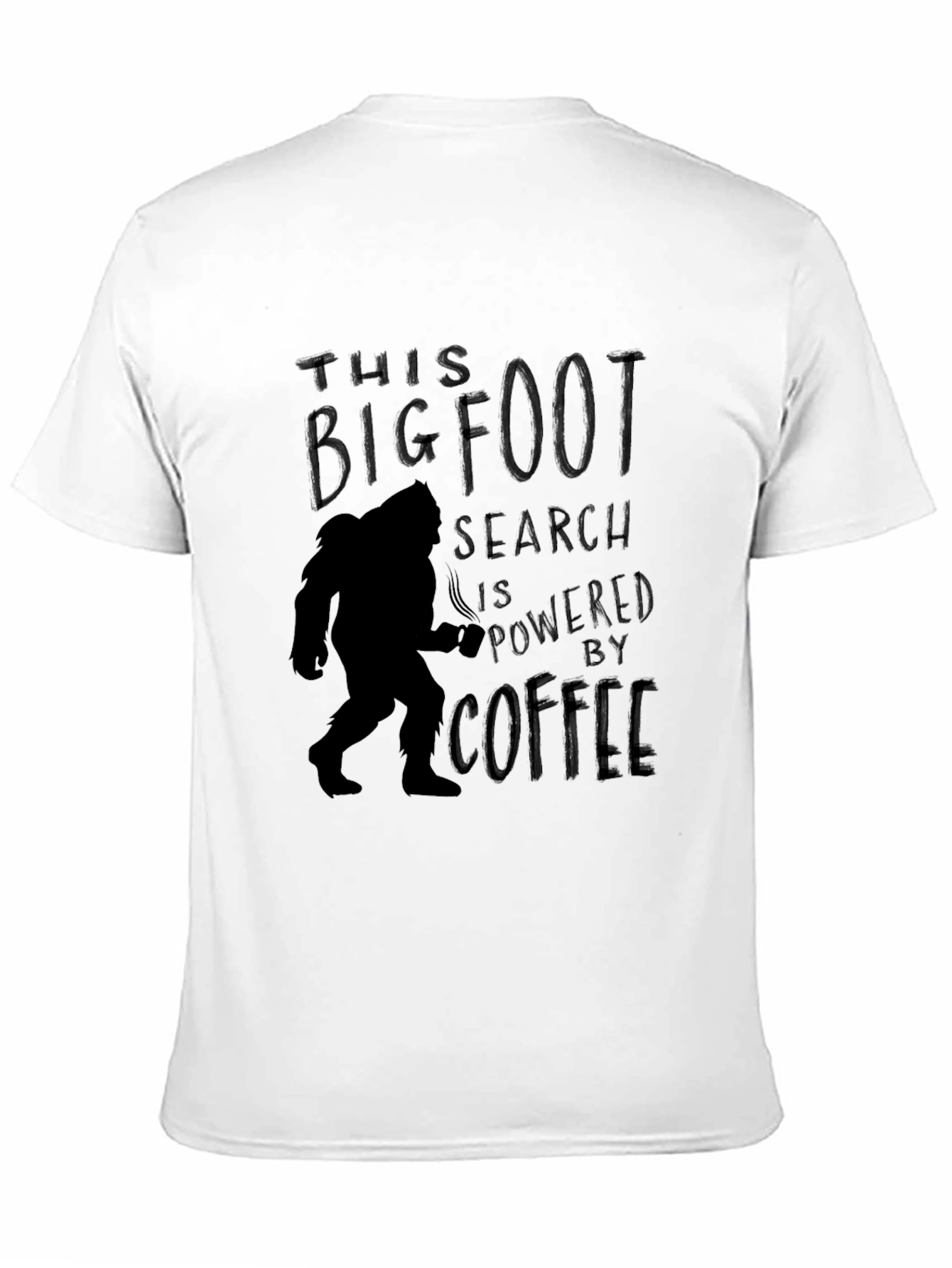 Bigfoot Coffee T-Shirt - Search Powered By Coffee