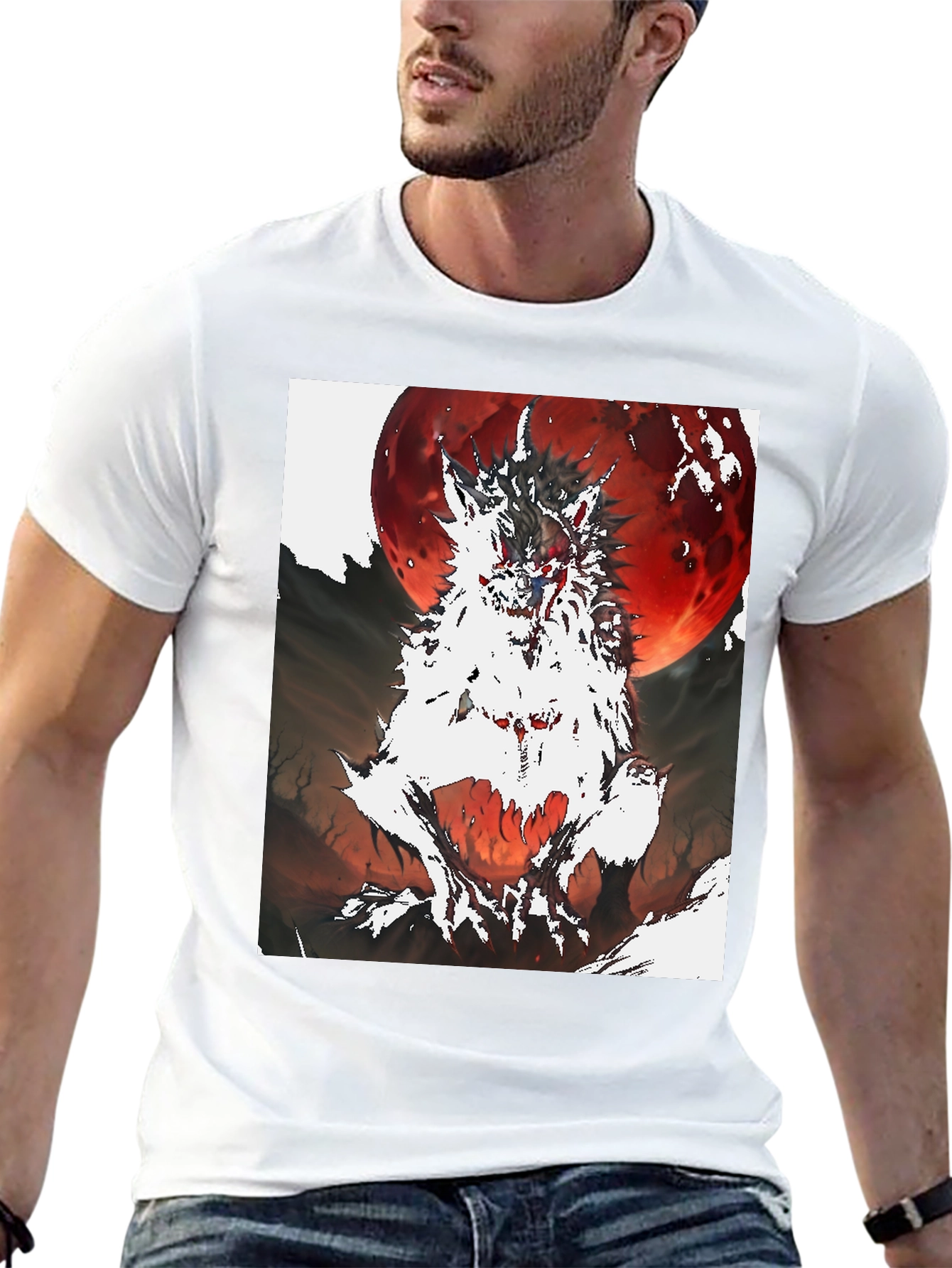 Werewolf Blood Moon Graphic Tee