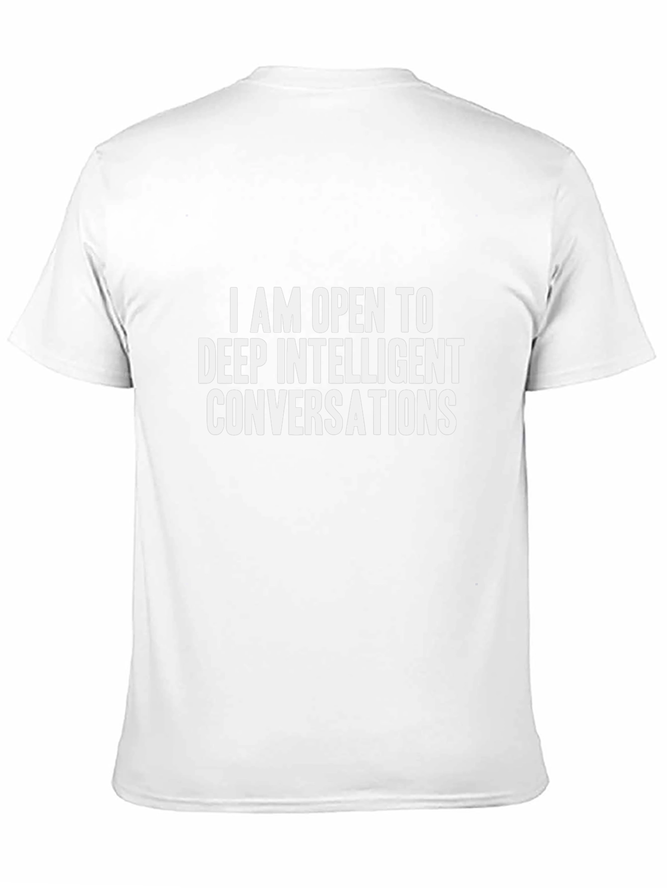 Deep Conversation T-Shirt - Funny Slogan Tee