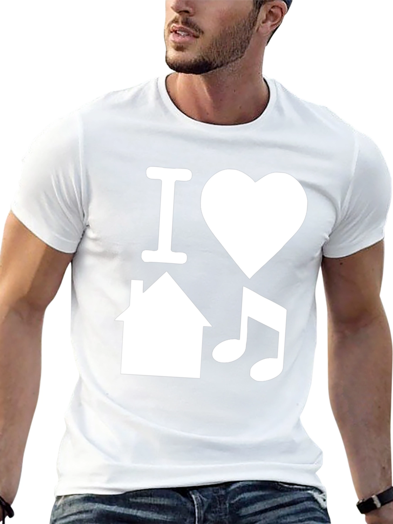 I Love House Music T-Shirt - EDM Graphic Tee