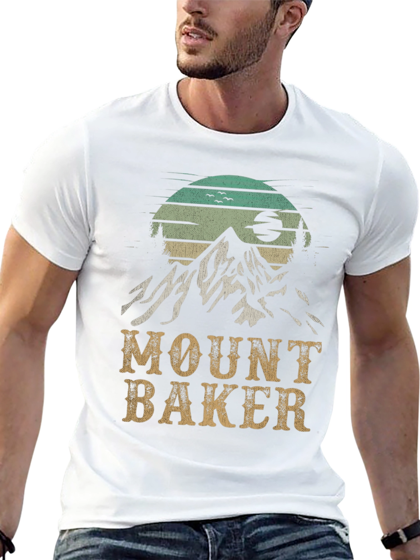 Mount Baker Retro Graphic T-Shirt