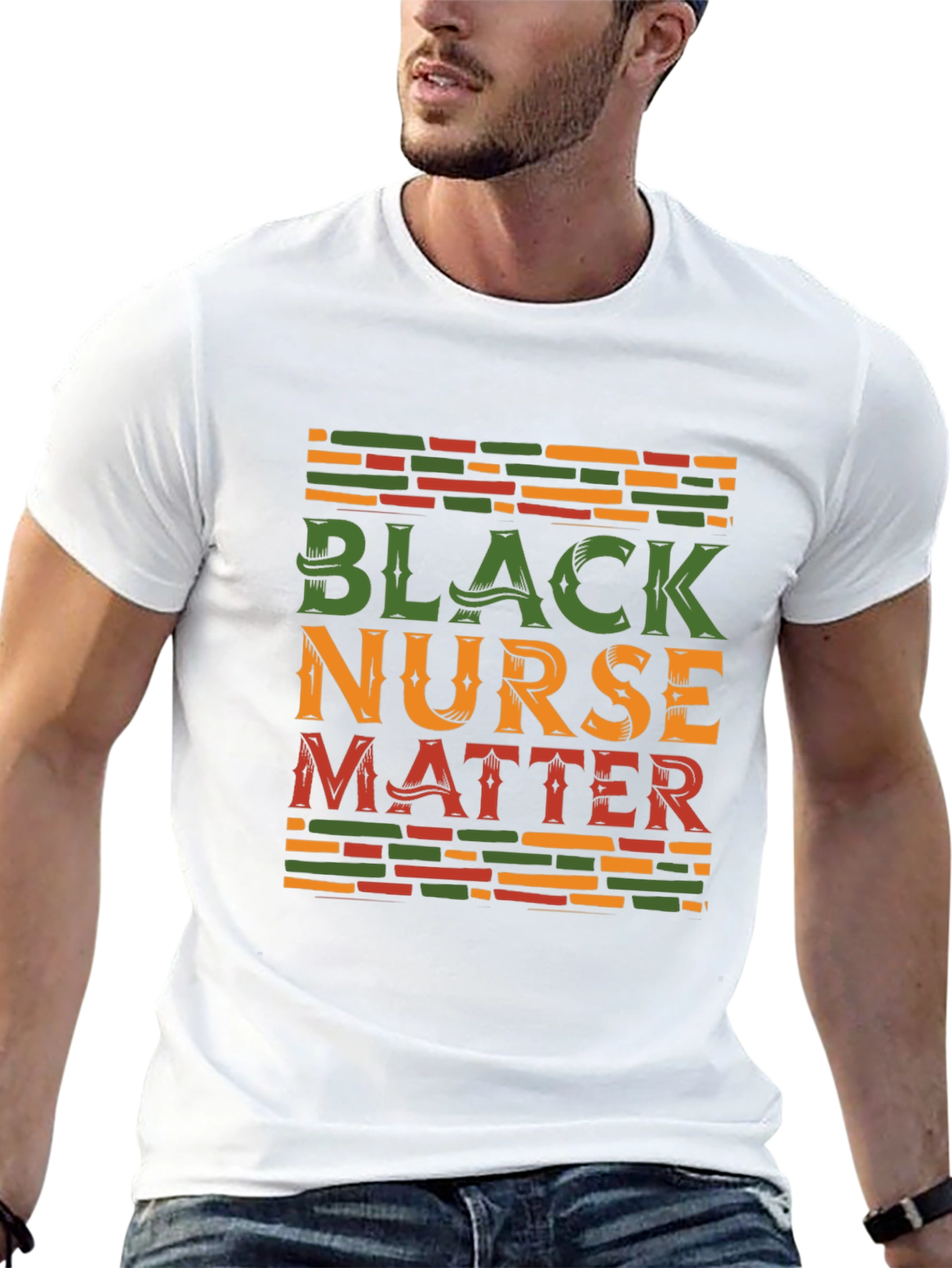 Black Nurse Matter Graphic T-Shirt