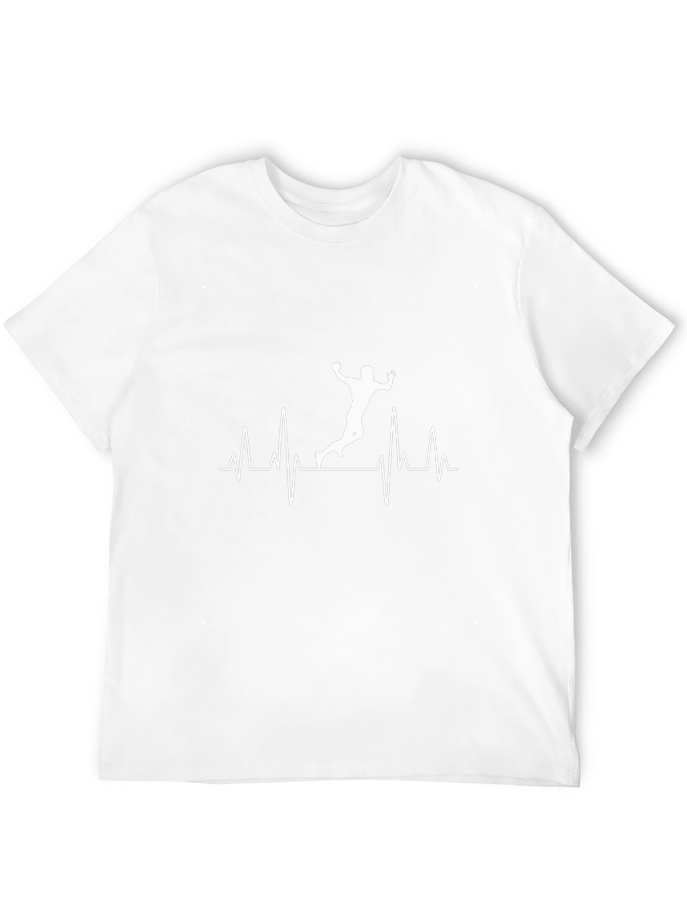 Handball Heartbeat T-Shirt - Sports Fan Apparel