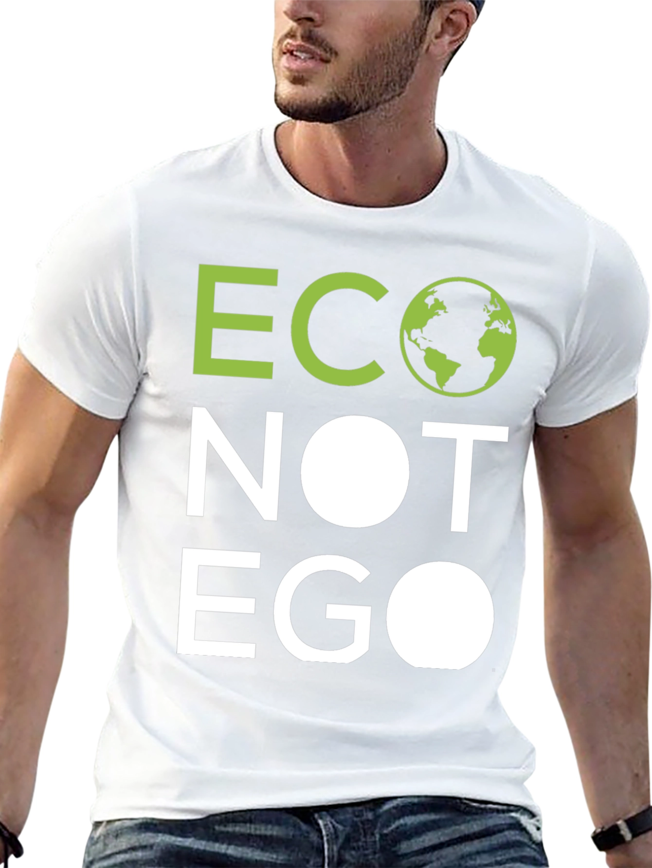 Eco Not Ego Graphic T-Shirt