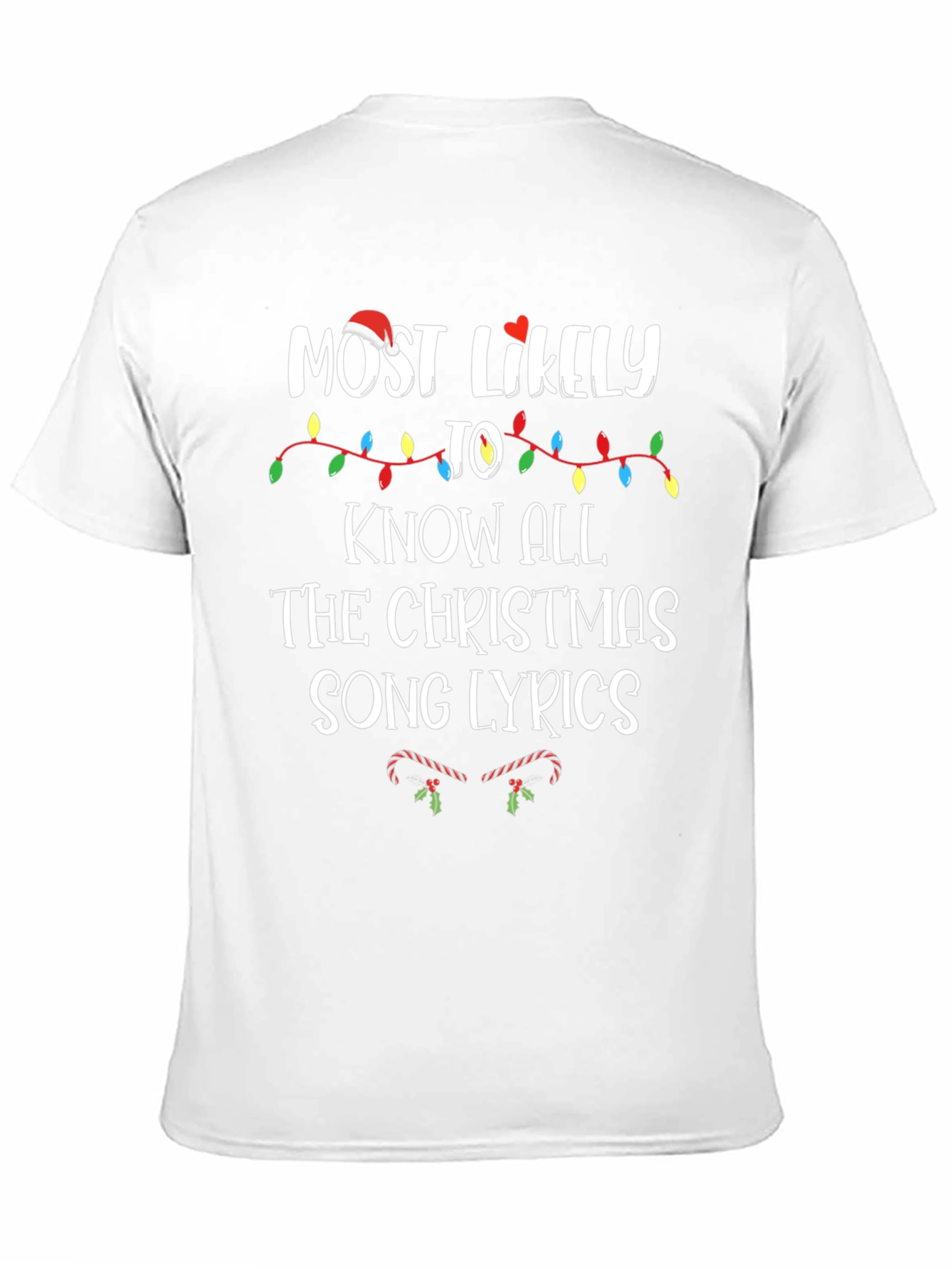 Funny Christmas Song Lyrics T-Shirt