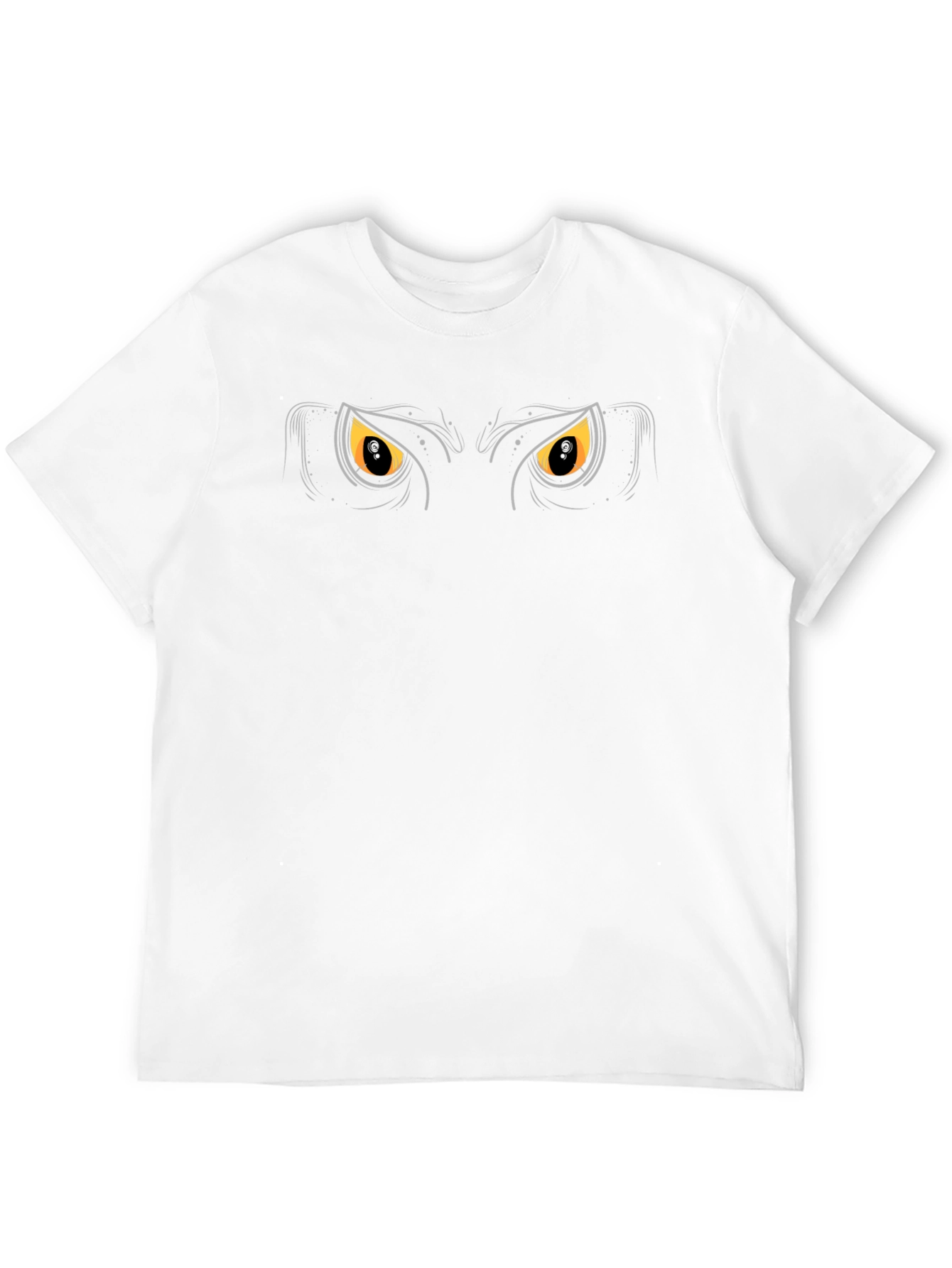 Eyes Graphic Tee - Mens Black Cotton T-Shirt