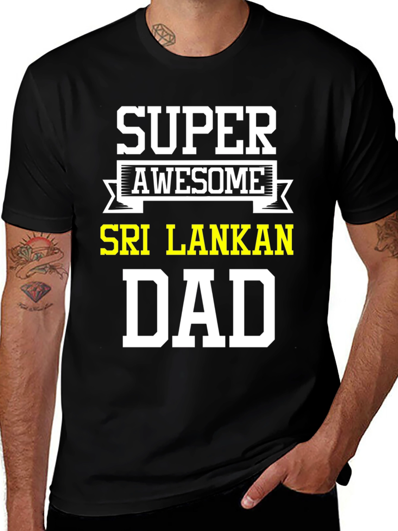 Super Awesome Sri Lankan Dad T-Shirt