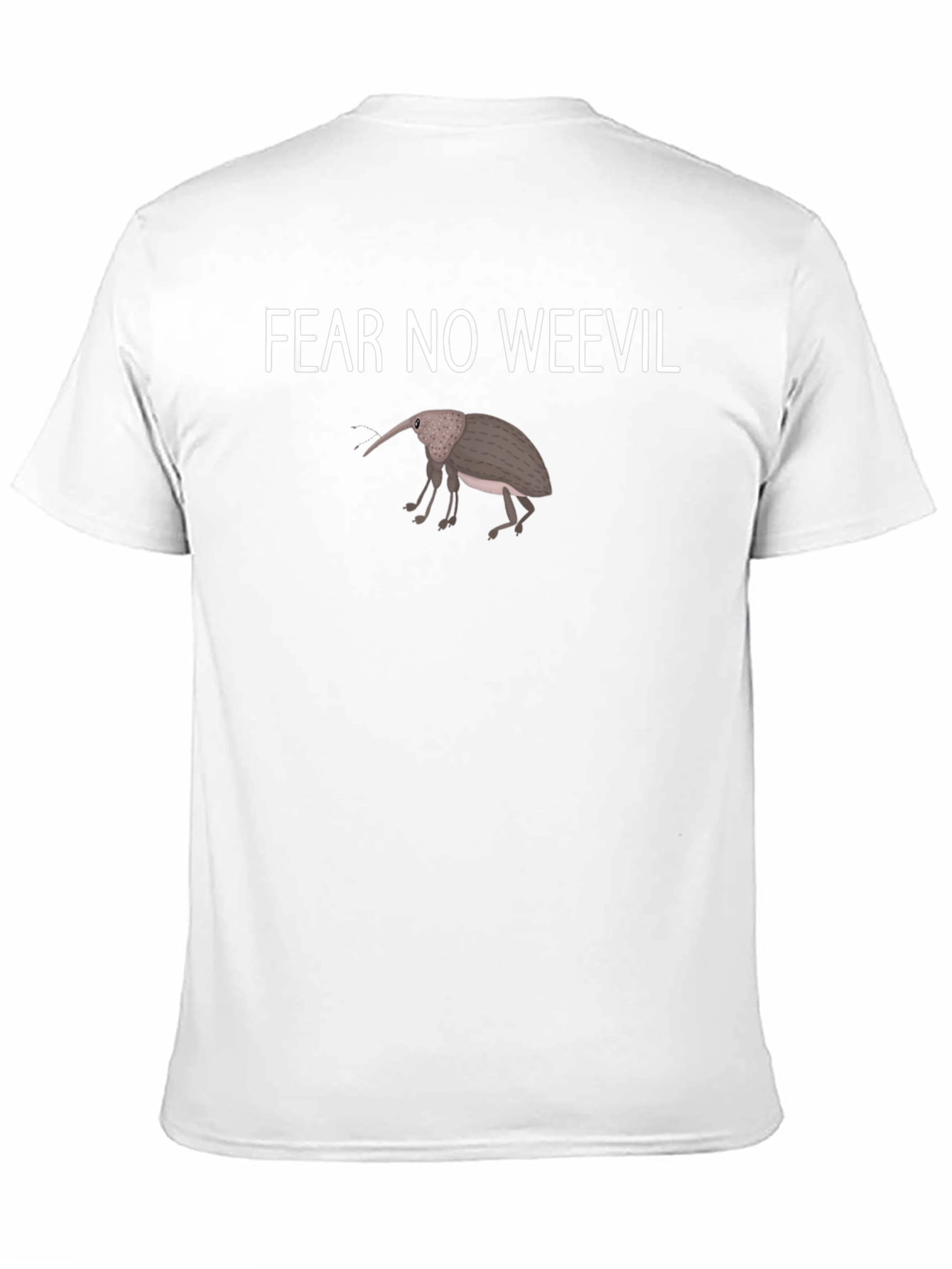 Fear No Weevil T-Shirt - Black Cotton Tee