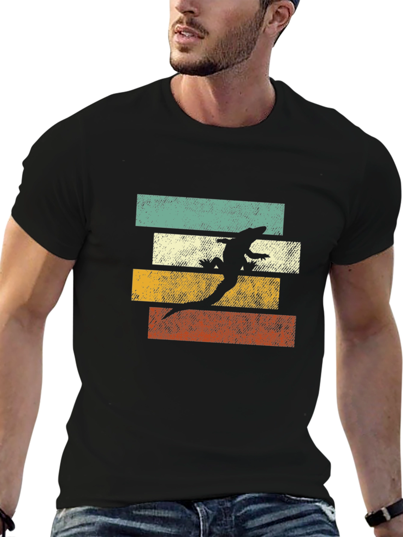 Retro Lizard Tee - Cool Reptile Lover T-Shirt