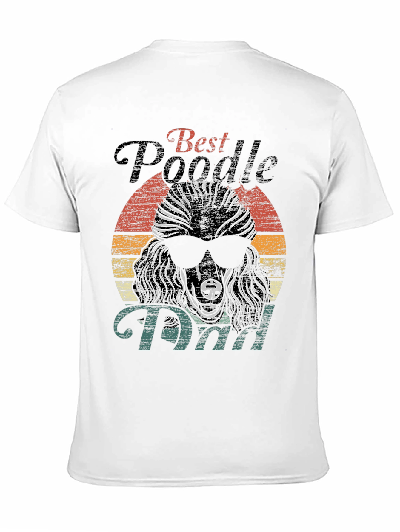 Best Poodle Dad Graphic Tee