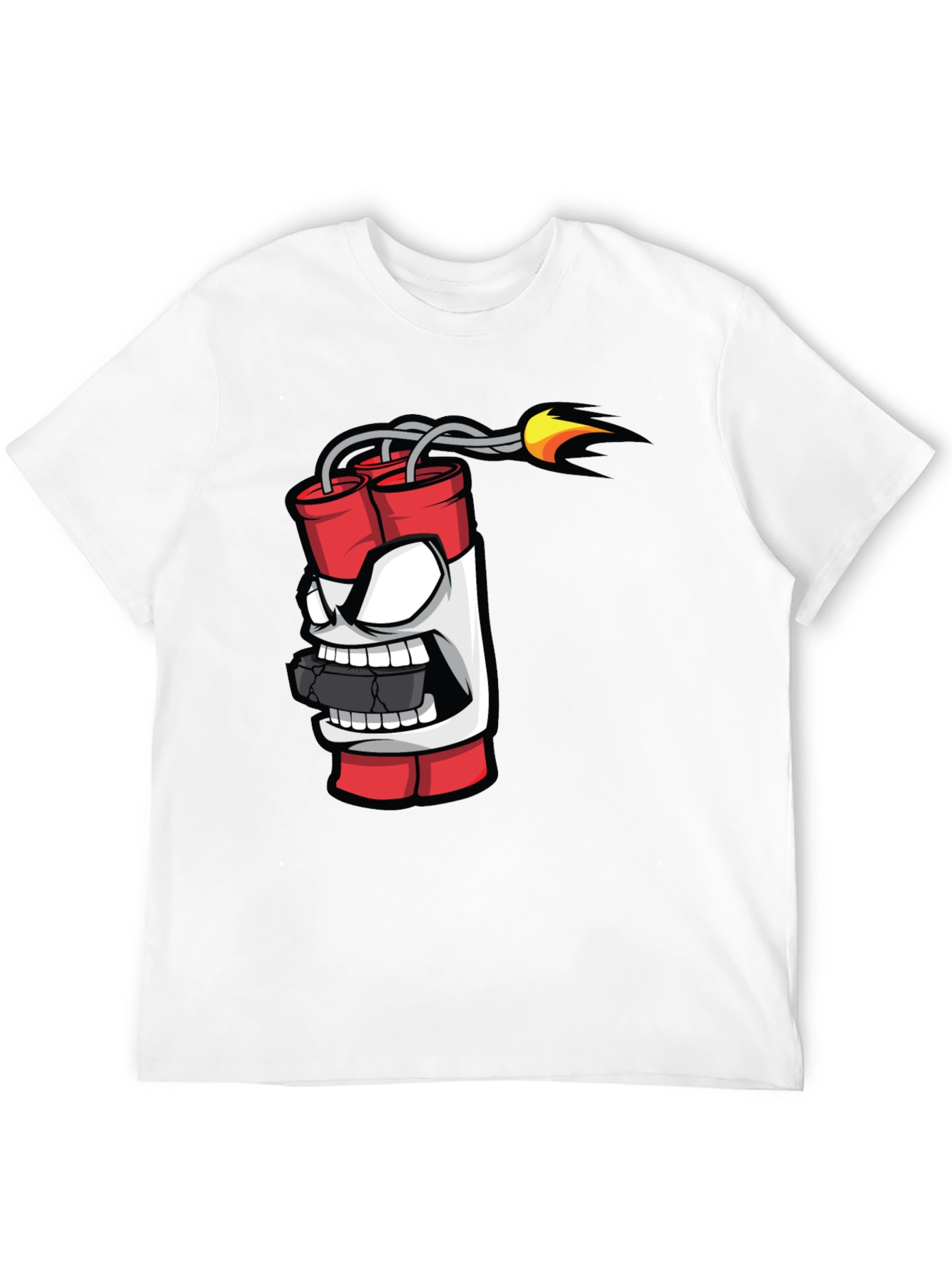 Dynamite Cartoon Graphic Tee - Explosive Style!