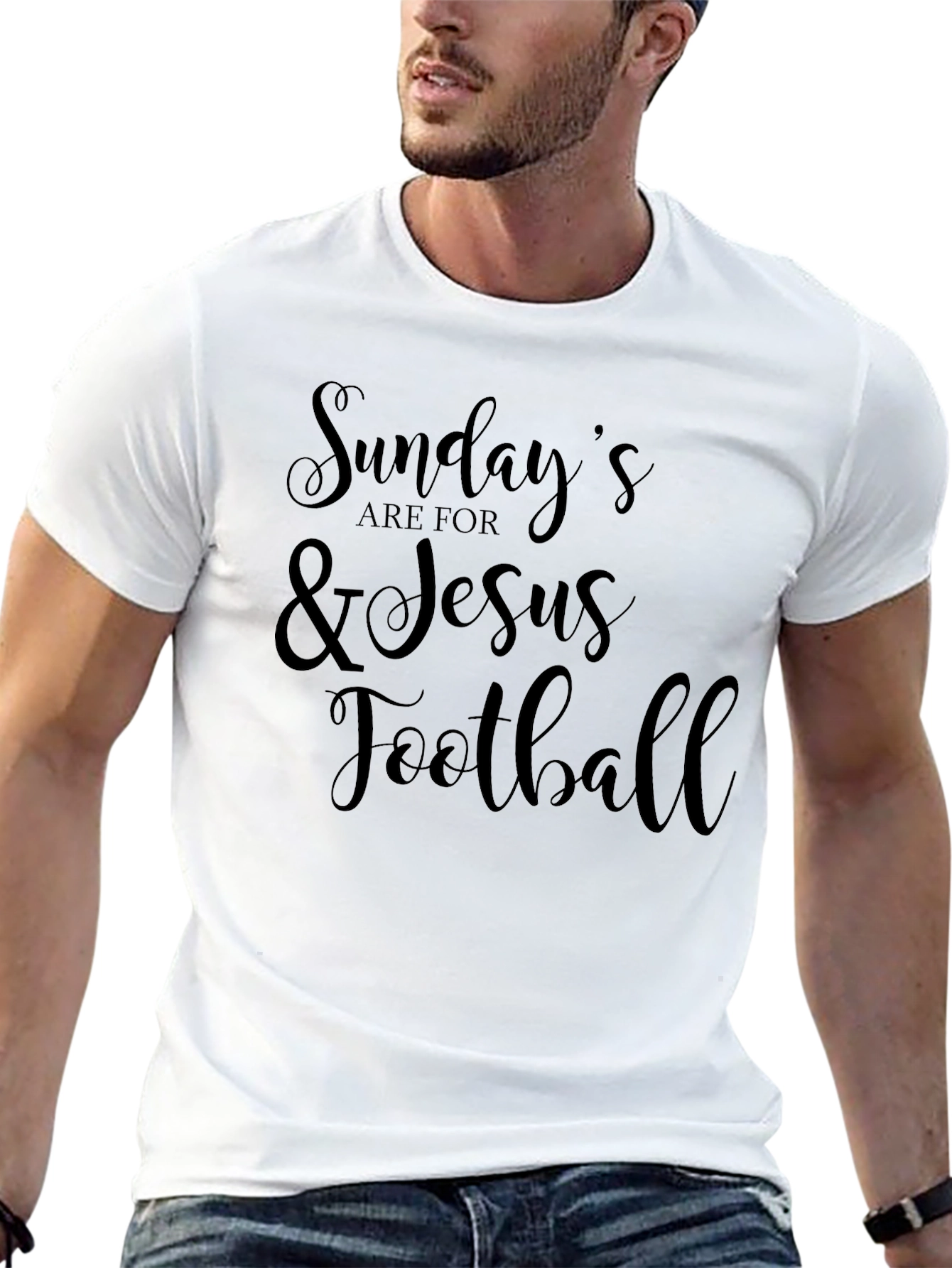 Sundays Are For Jesus and Football T-Shirt