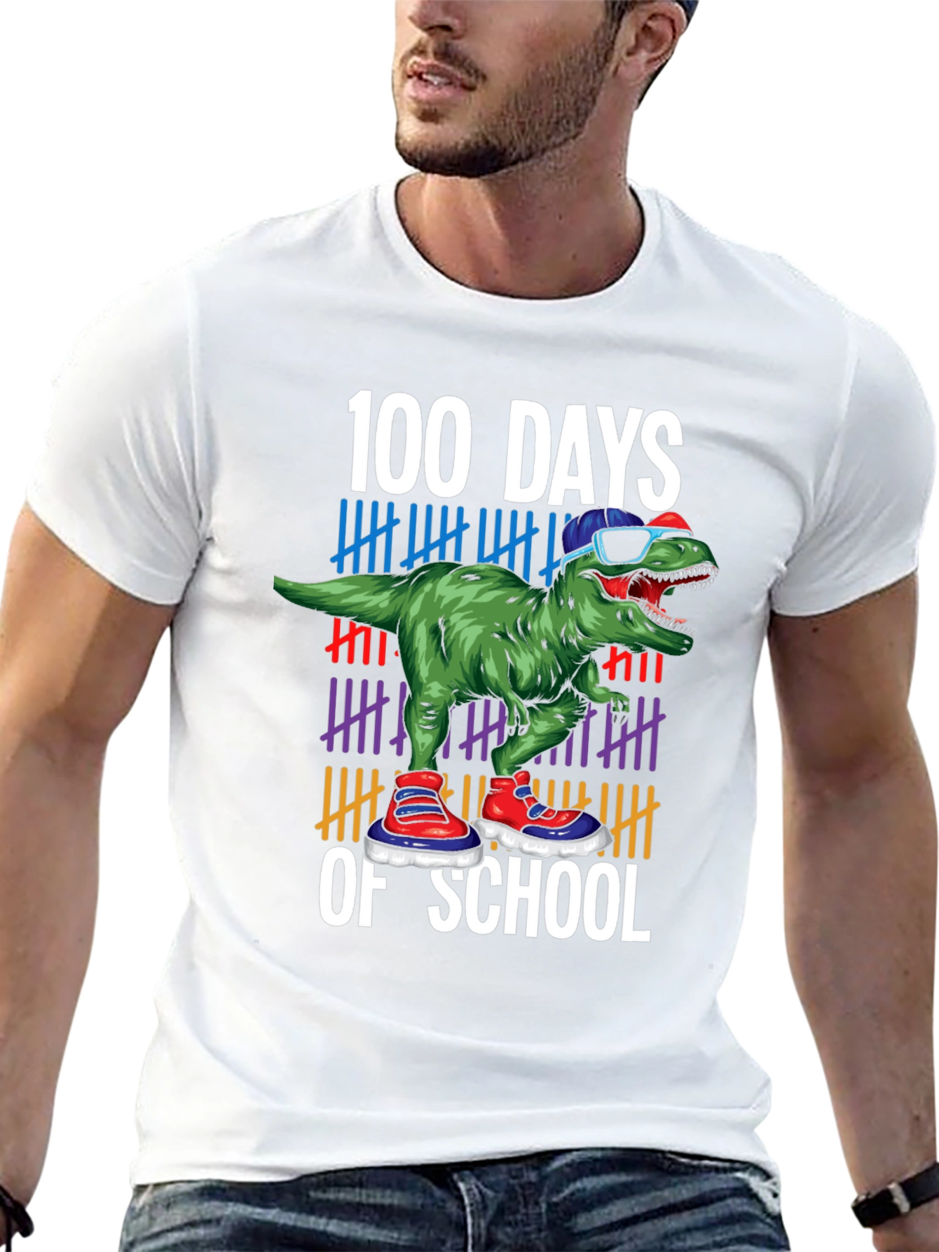 100 Days of School Dinosaur T-Shirt
