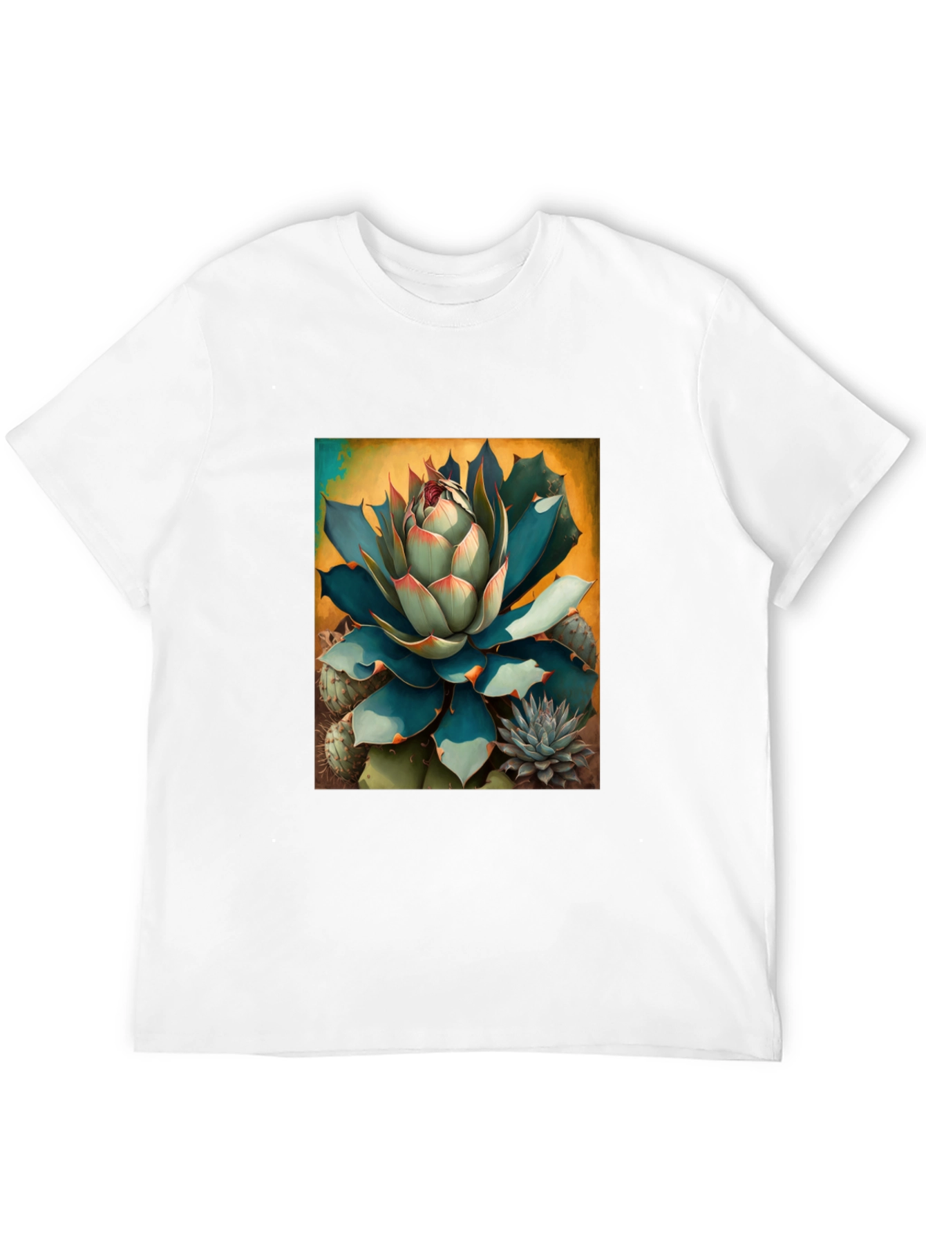Agave Blossom Graphic Tee - Desert Bloom Art