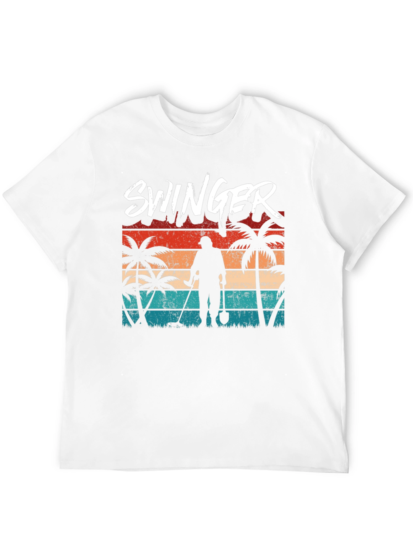 Swinger Retro T-Shirt - Metal Detecting Humor Tee