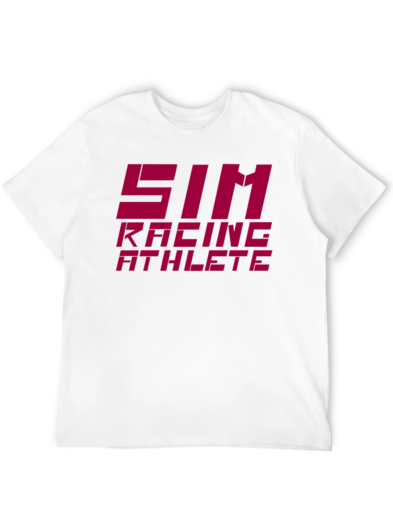 Sim Racing Athlete Black Graphic Tee